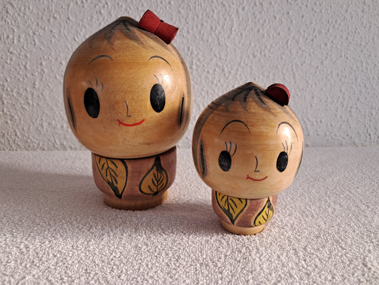 Vert cute set of vintage Sosaku Kokeshi