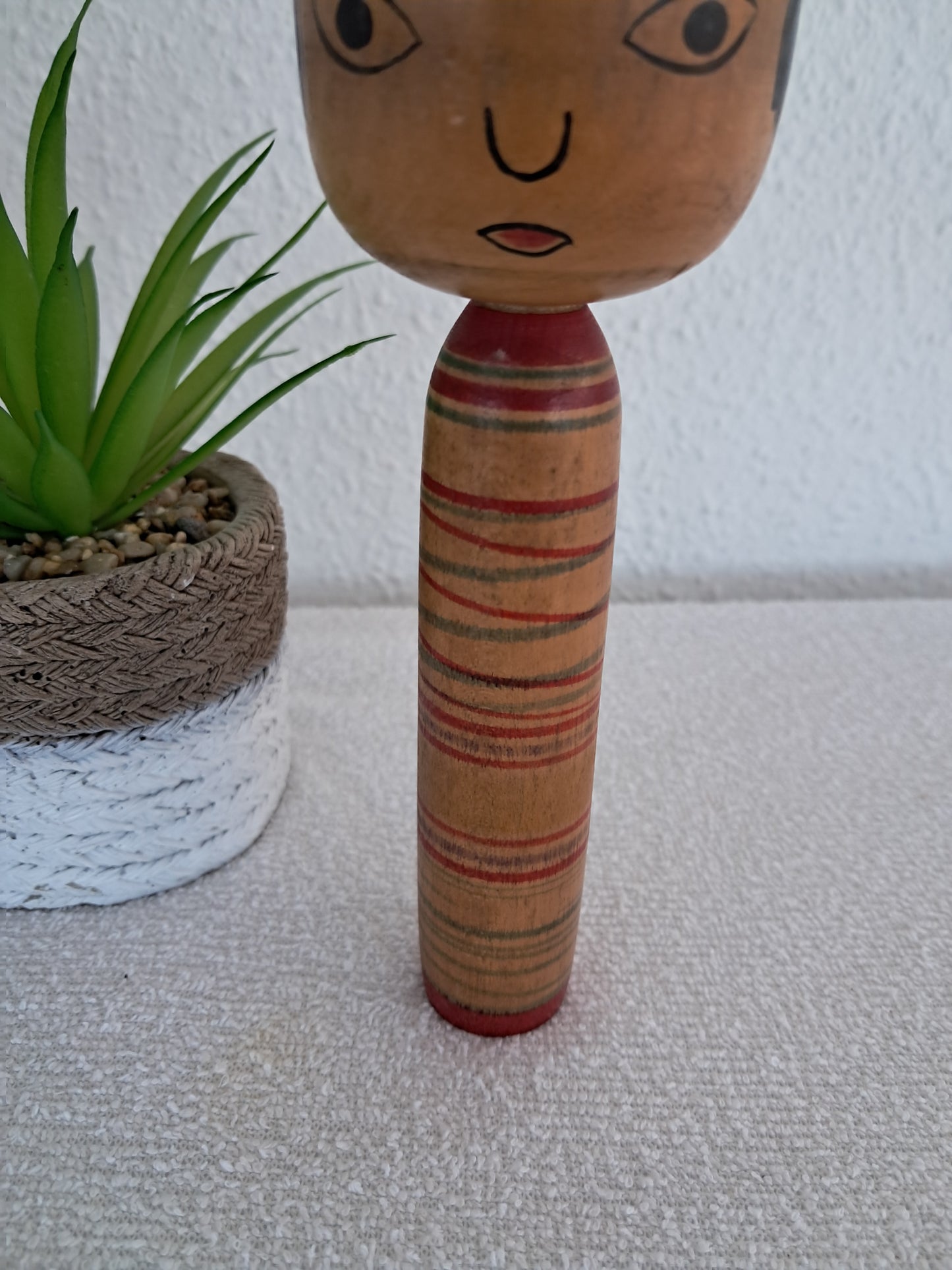 Vintage Nakanosawa kokeshi made by Sanpei Haruo（1929～1987）