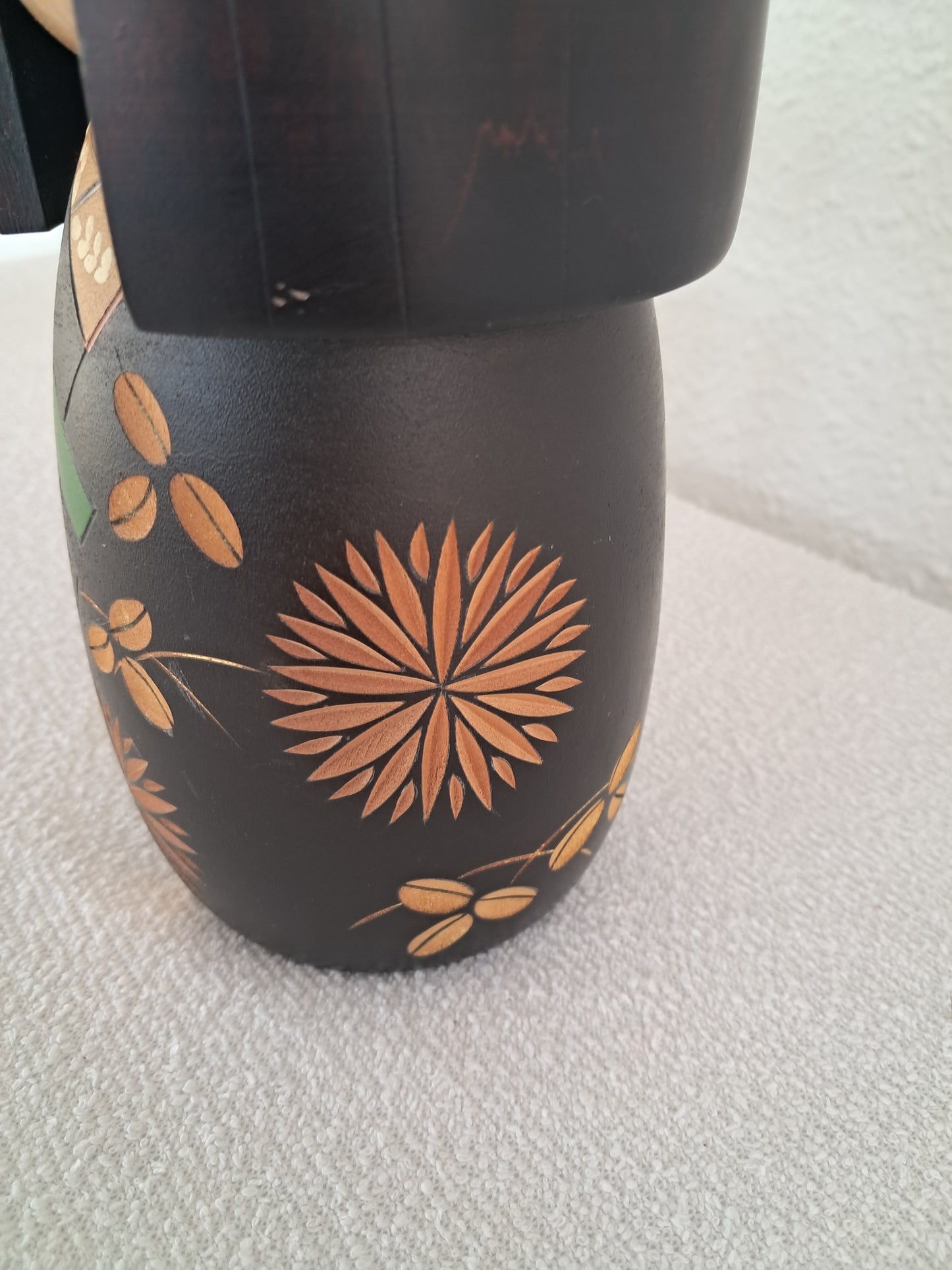 Vintage Gumma kokeshi made by Kazuo Takamizawa (1927-)