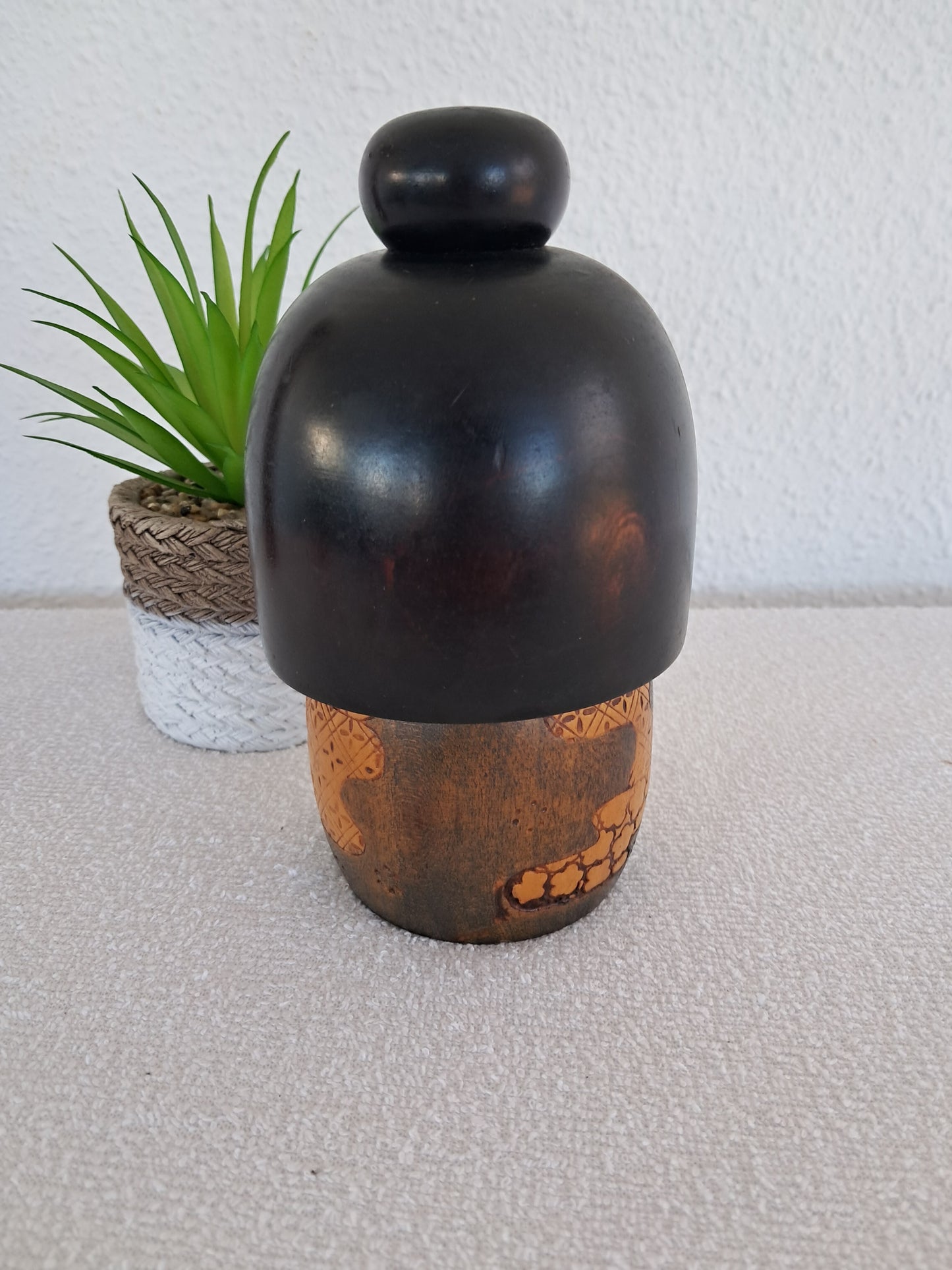 Vintage Gumma Kokeshi made by kazuo Takamizawa (1927-)