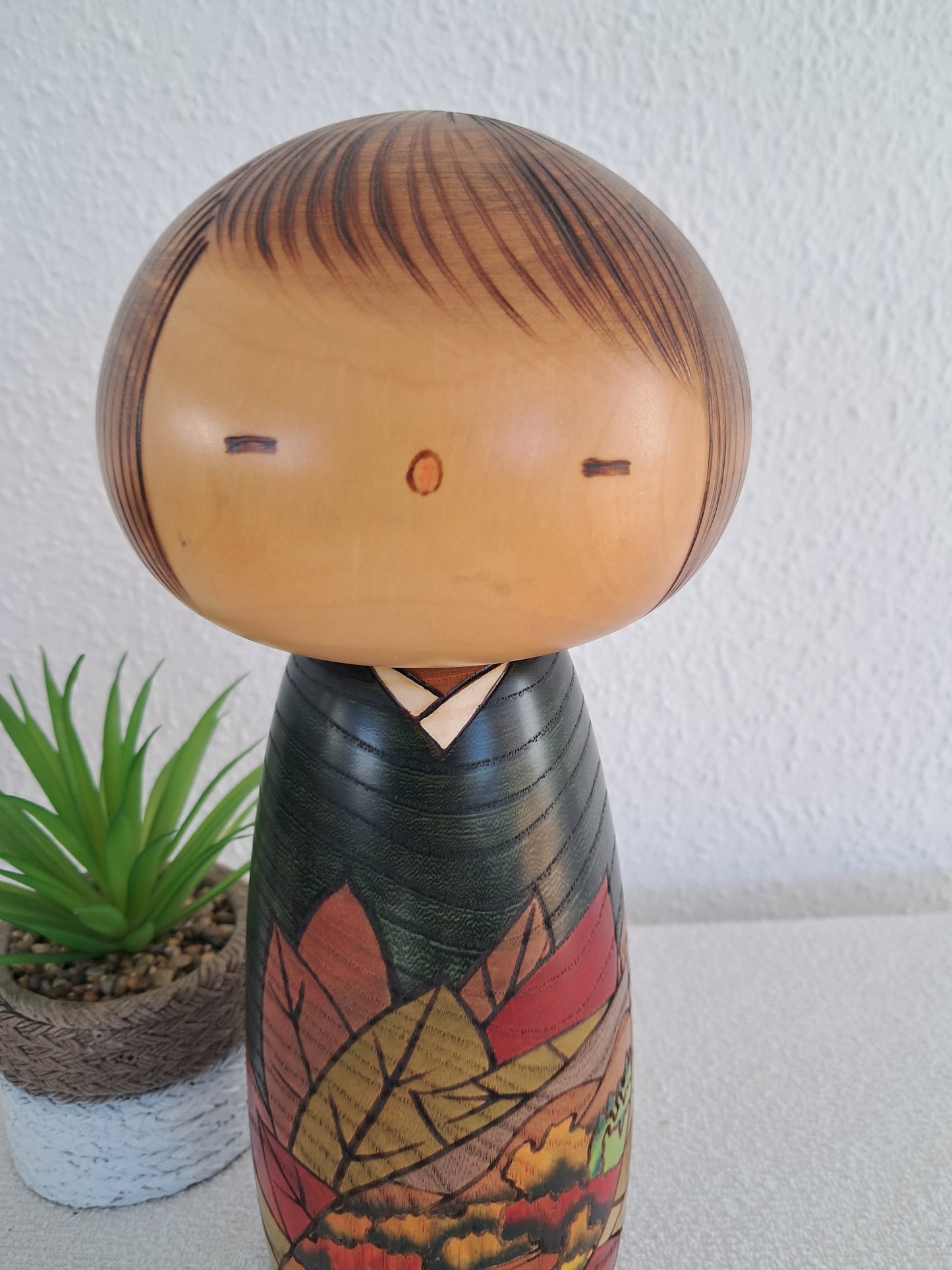 Vintage Sosaku kokeshi made by Usaburo