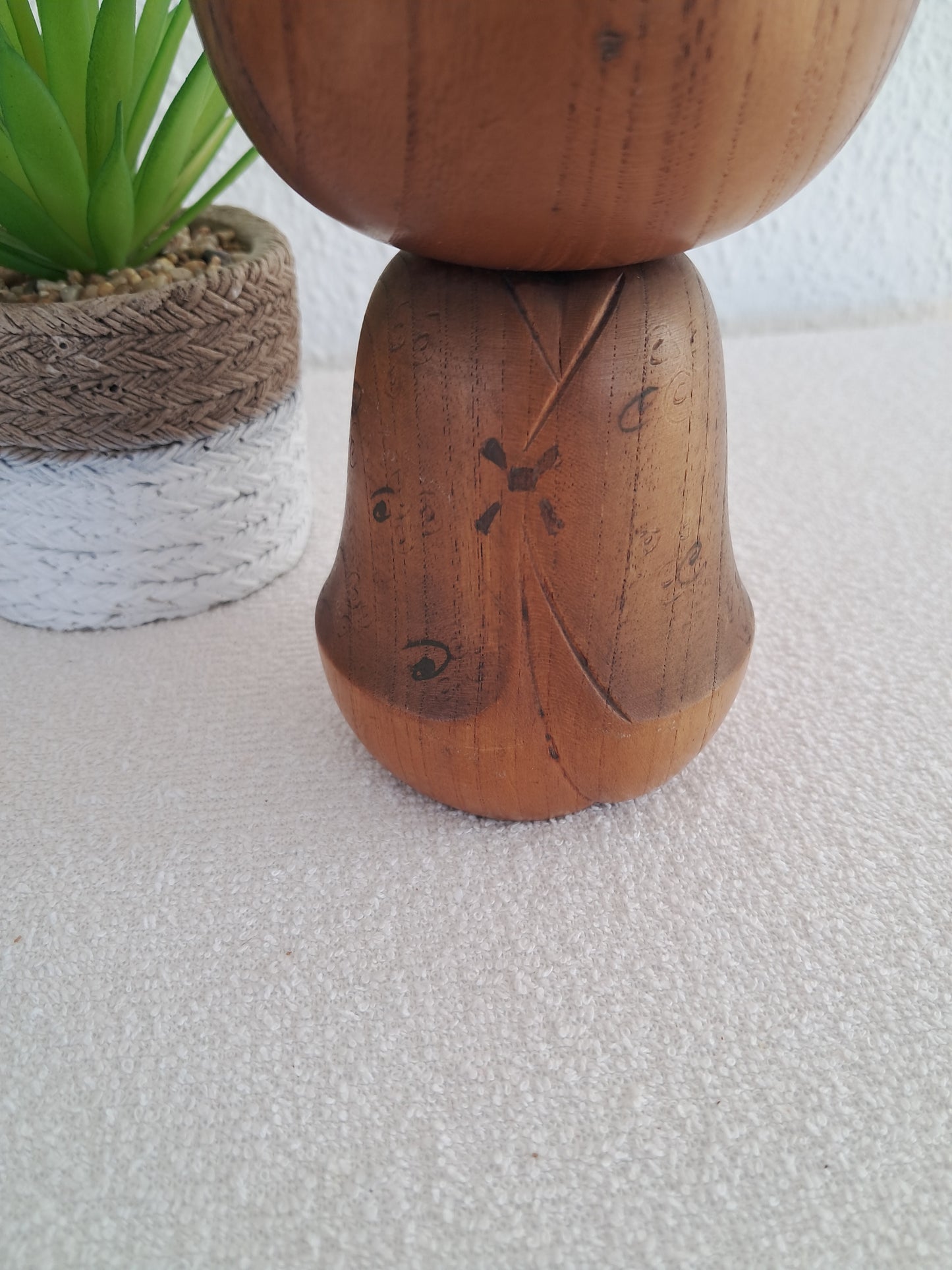 Exclusive Vintage Kokeshi made by Tsujita Ryozo (1923-)