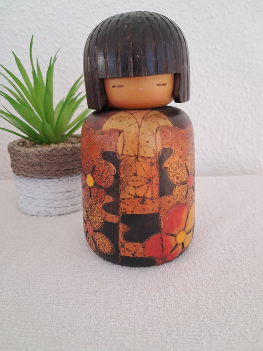 Vintage Sosaku Kokeshi made by Akimitsu