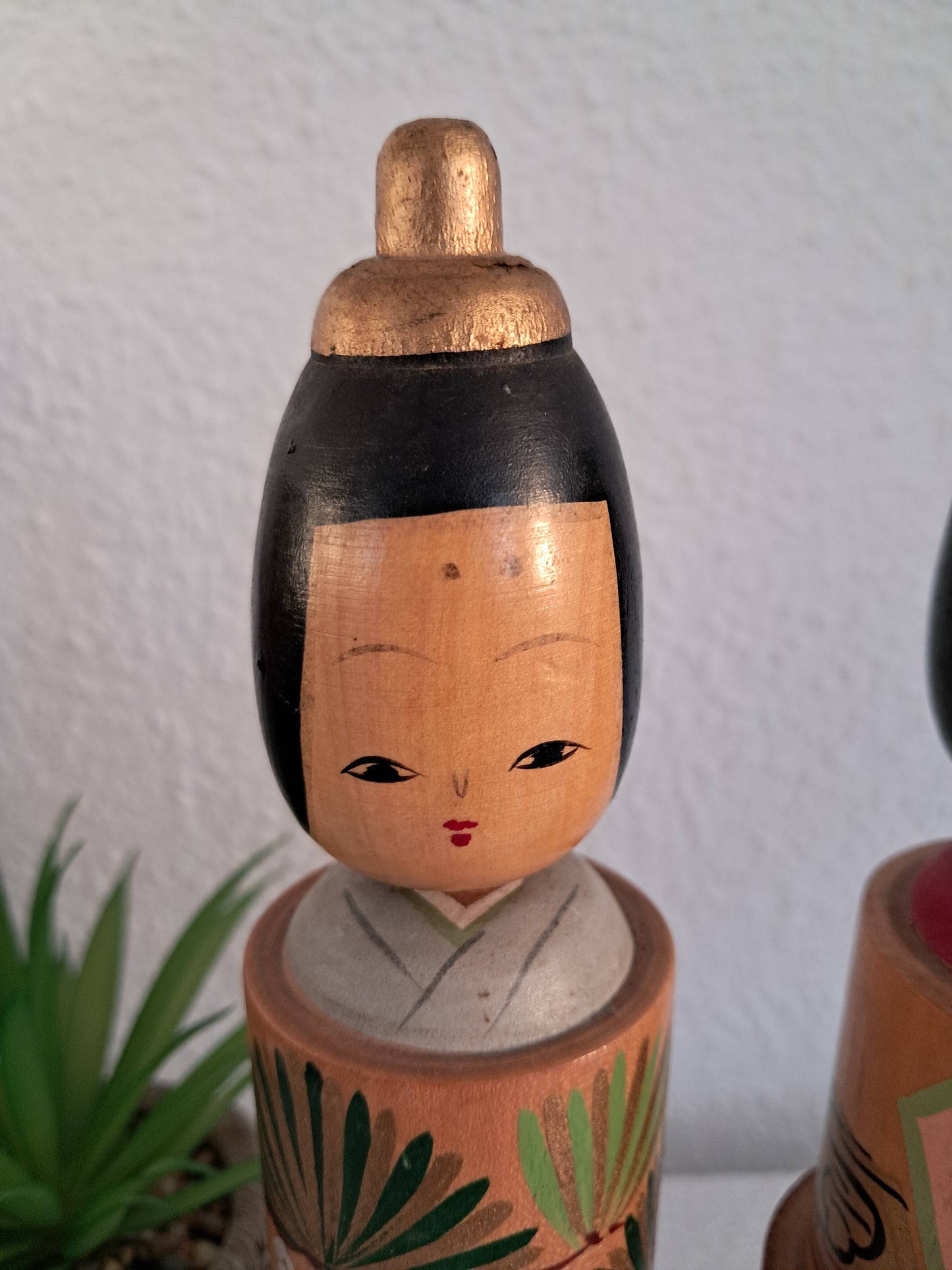 Vintage set Hina kokeshi made by Yoshiko