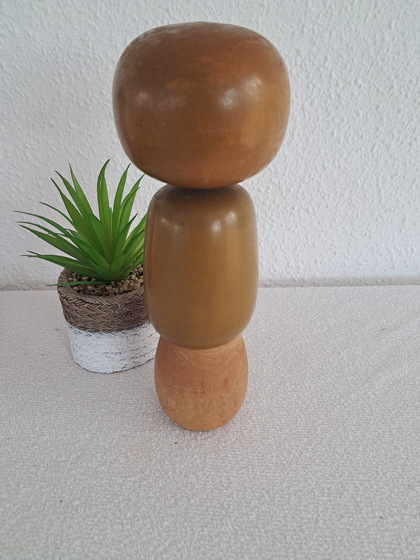 Vintage sosaku kokeshi by Kato Masami