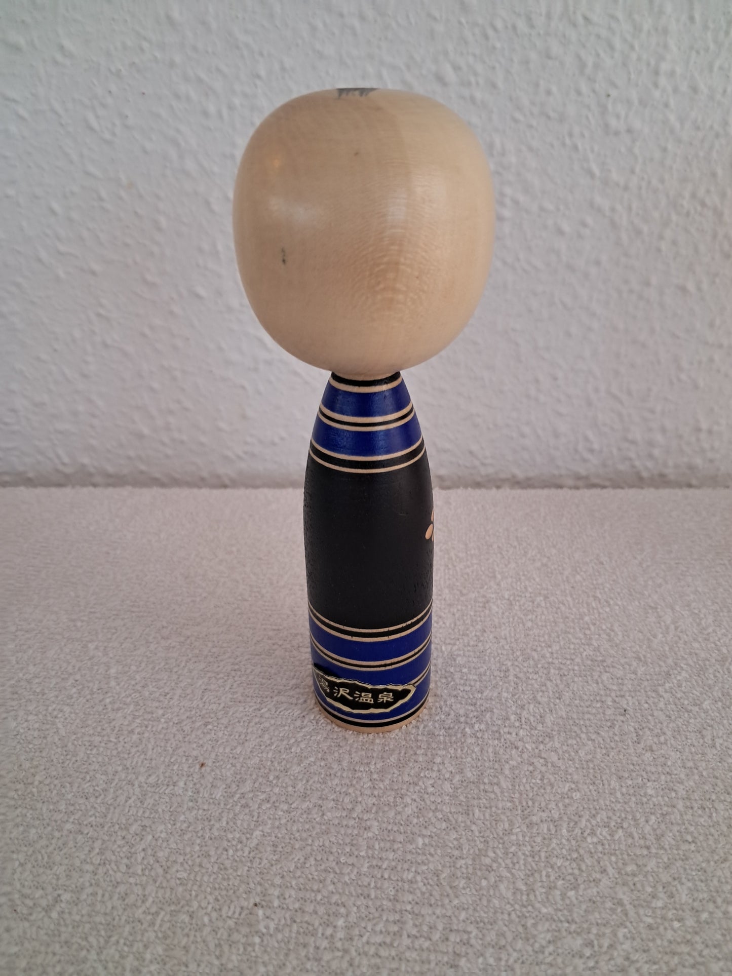 Vintage Rare creative blue kokeshi by Misui.