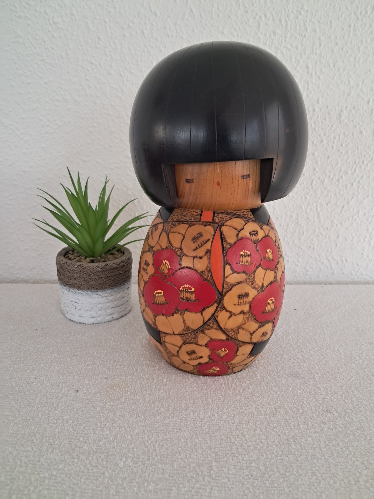 Exclusive Vintage Gumma Kokeshi By Kazuo Takamizawa (1927-)