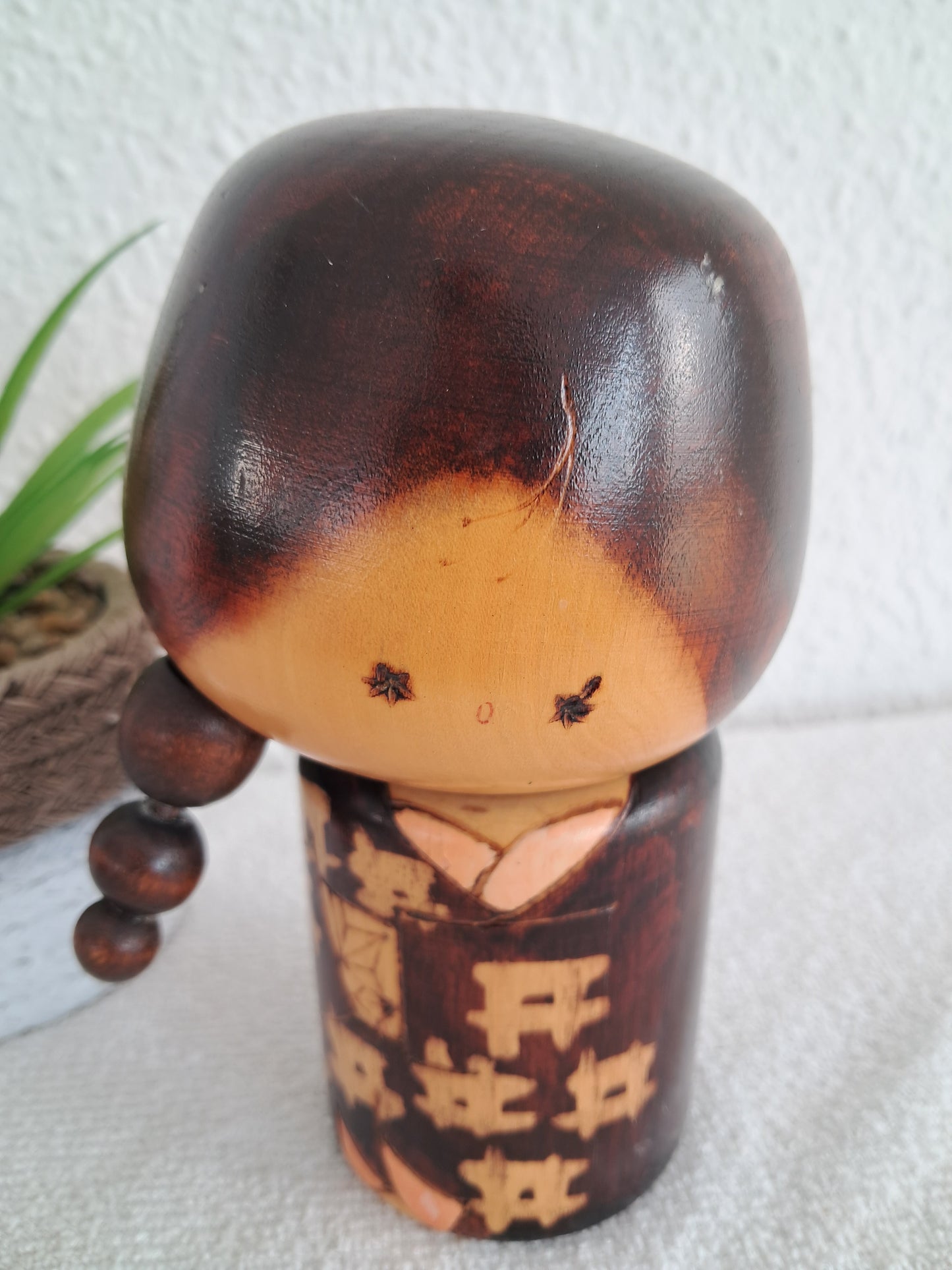 Vintage Sosaku kokeshi made by Mitsuo