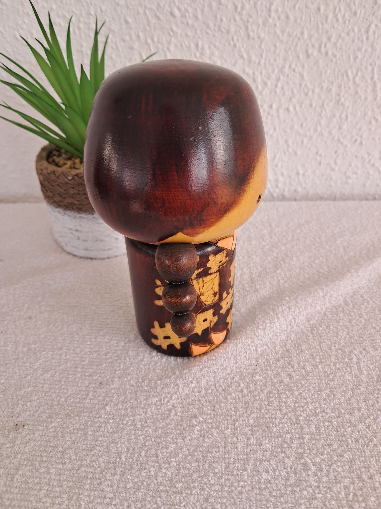 Vintage Sosaku kokeshi made by Mitsuo