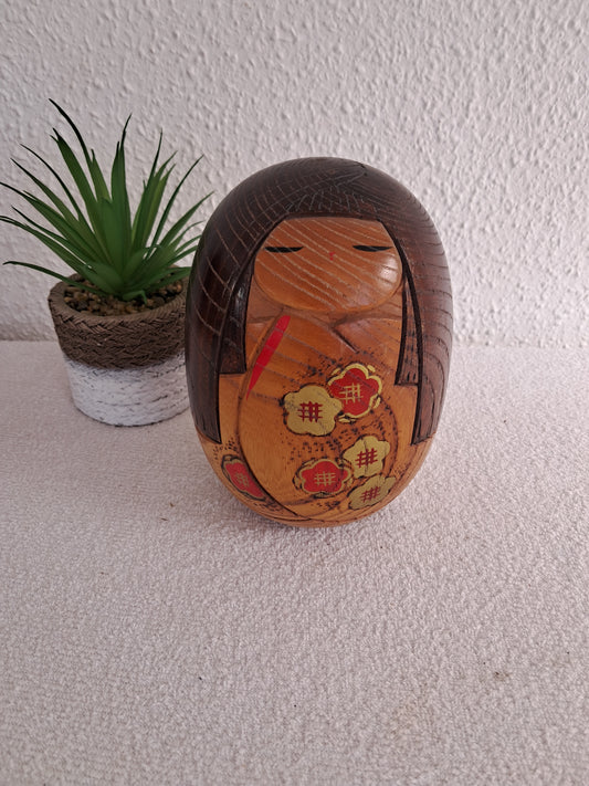 Exclusive Sosaku kokeshi made by Kunio Miyagawa (1933-)