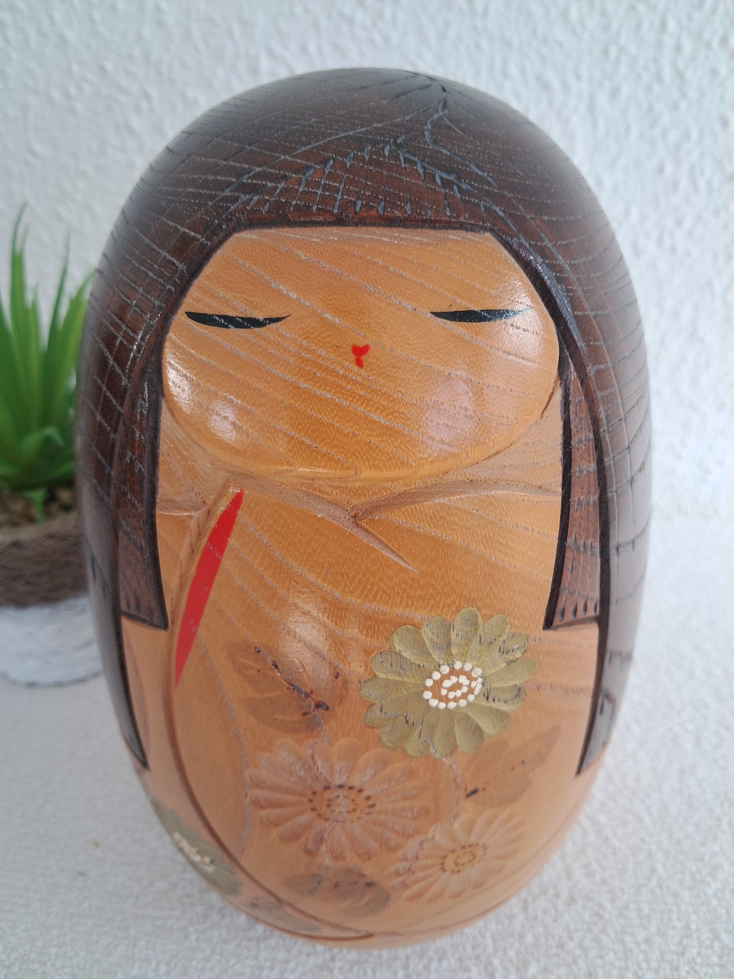 Exclusive Sosaku Kokeshi made by Kunio Miyagawa (1933-)