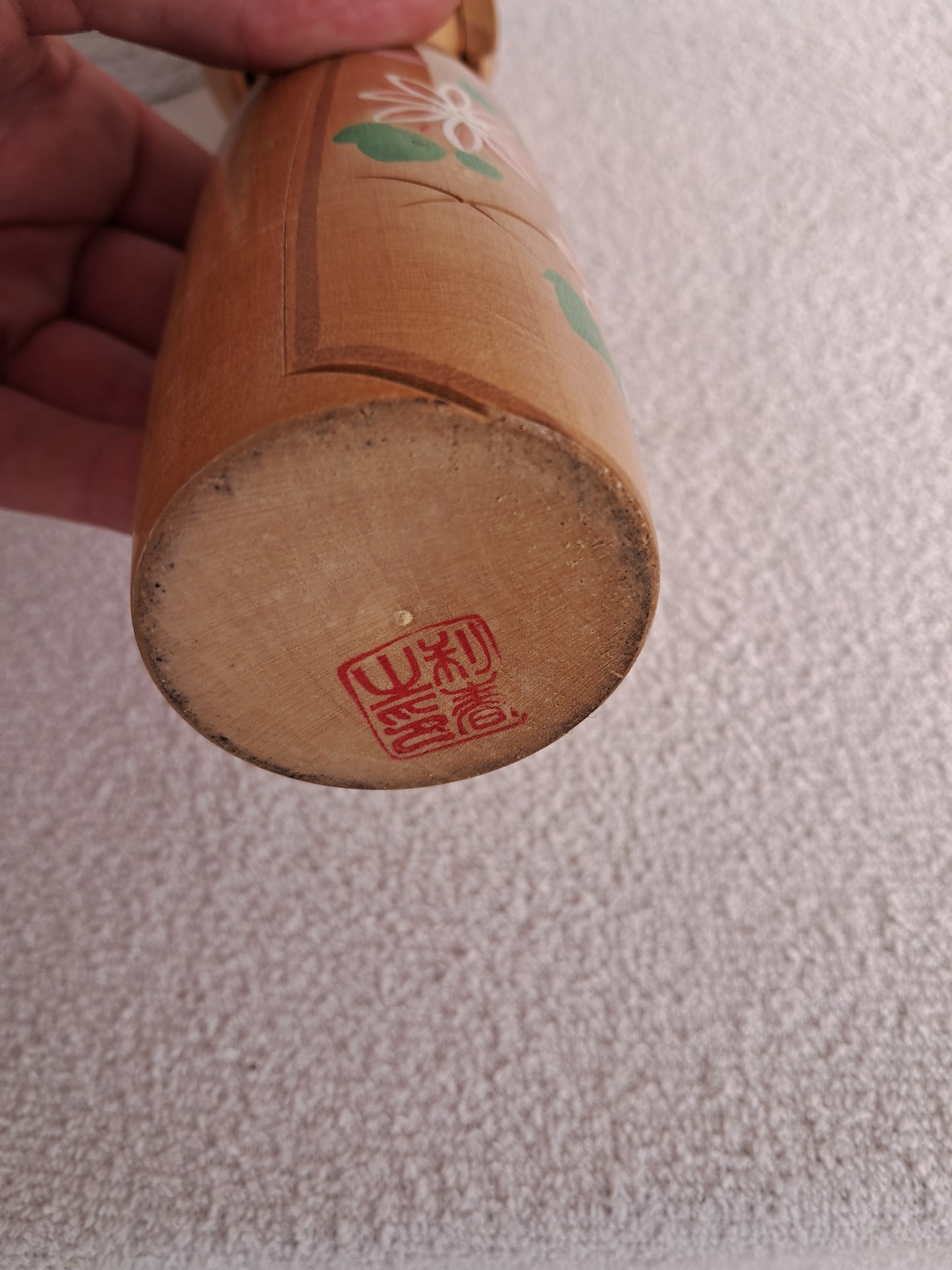 Vintage Sosaku kokeshi made by Toshiharu