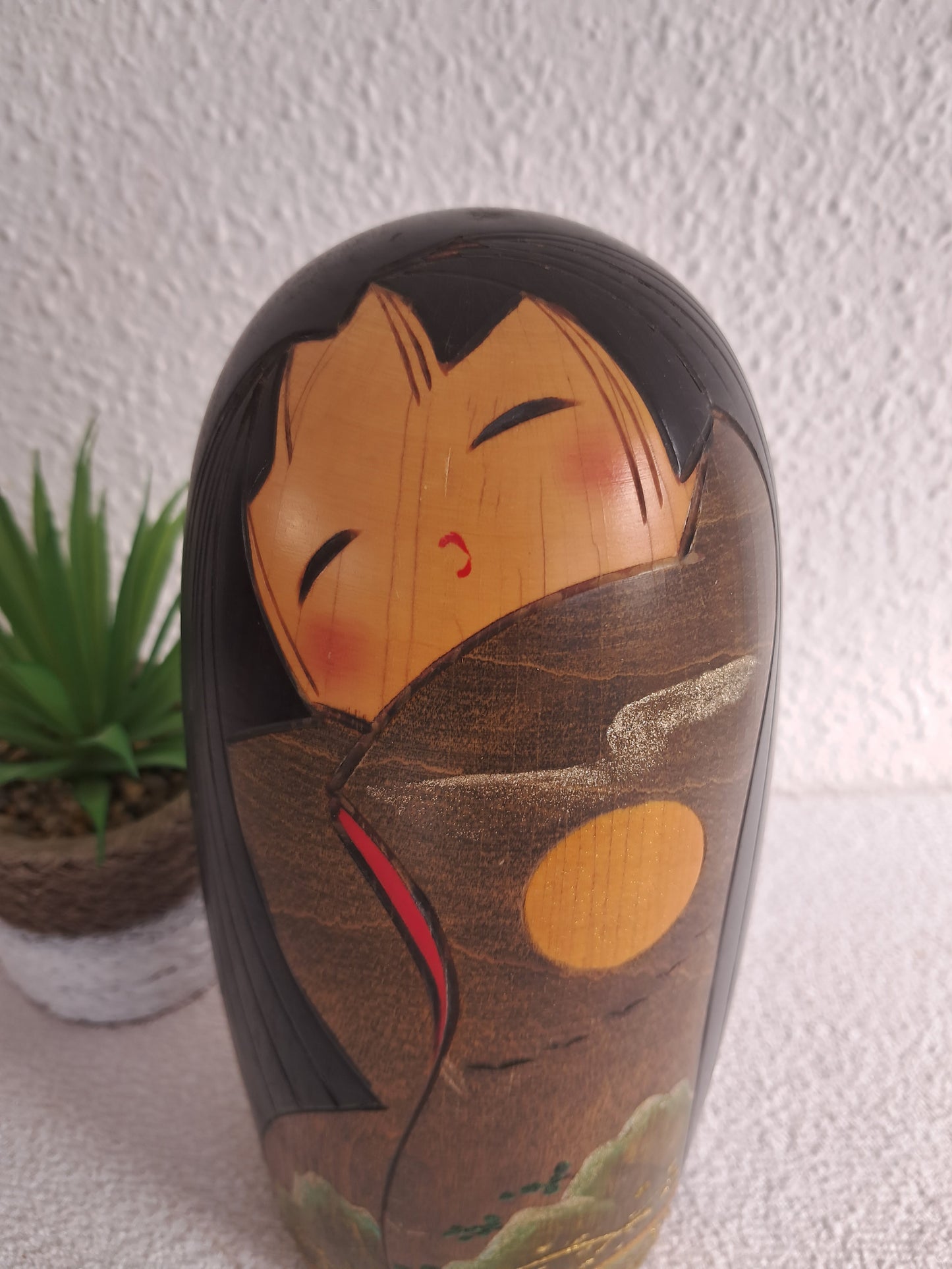 Exclusive Sosaku Kokeshi by Toshio Sekiguchi (1947-)