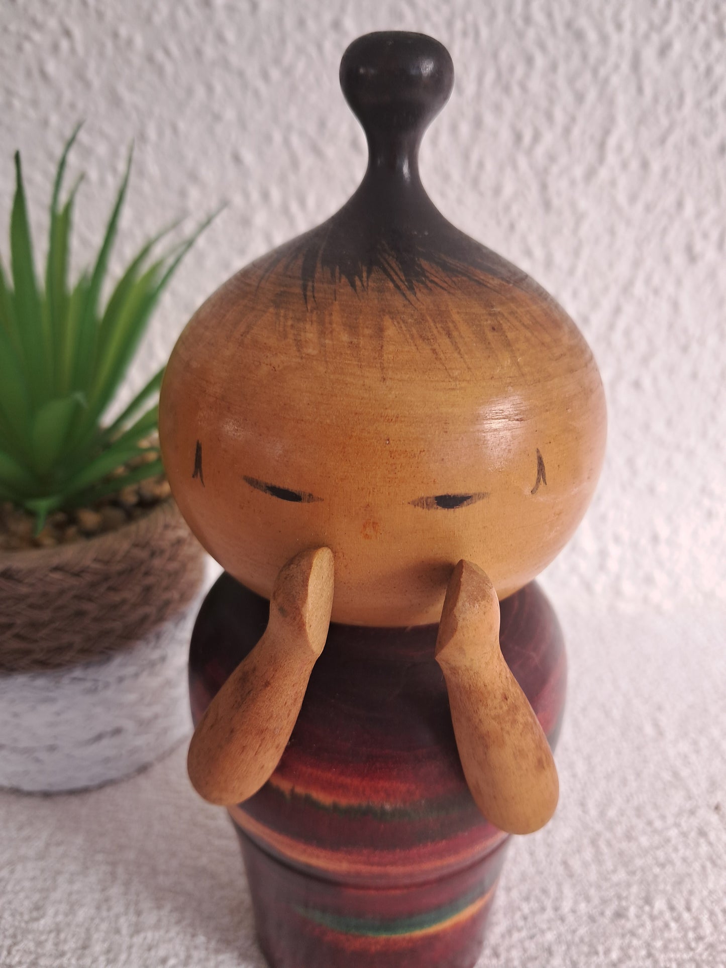 Exclusive Sosaku kokeshi made by Kahei Katase (1922-2015)