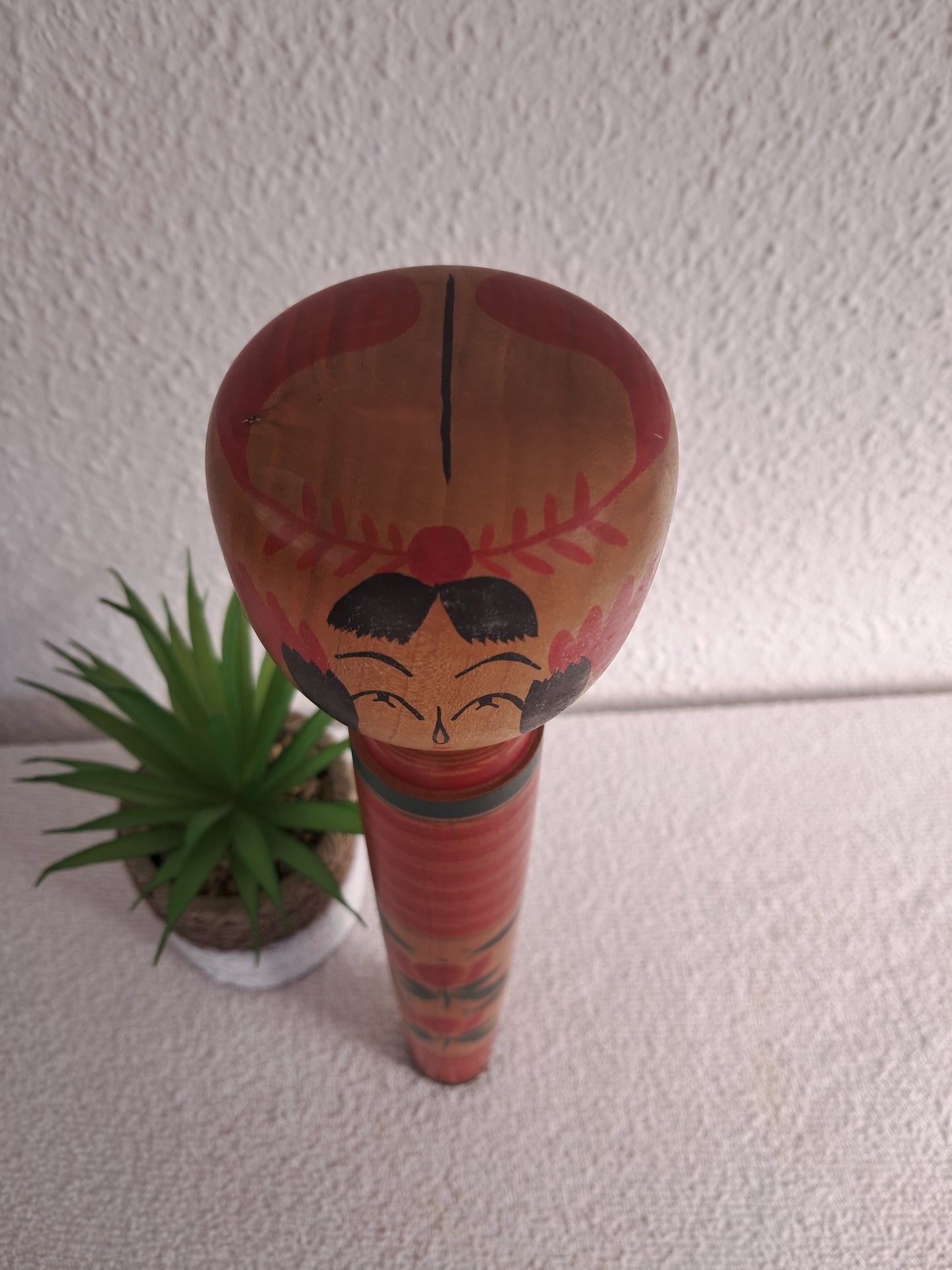 Vintage traditional Sakunami kokeshi made by