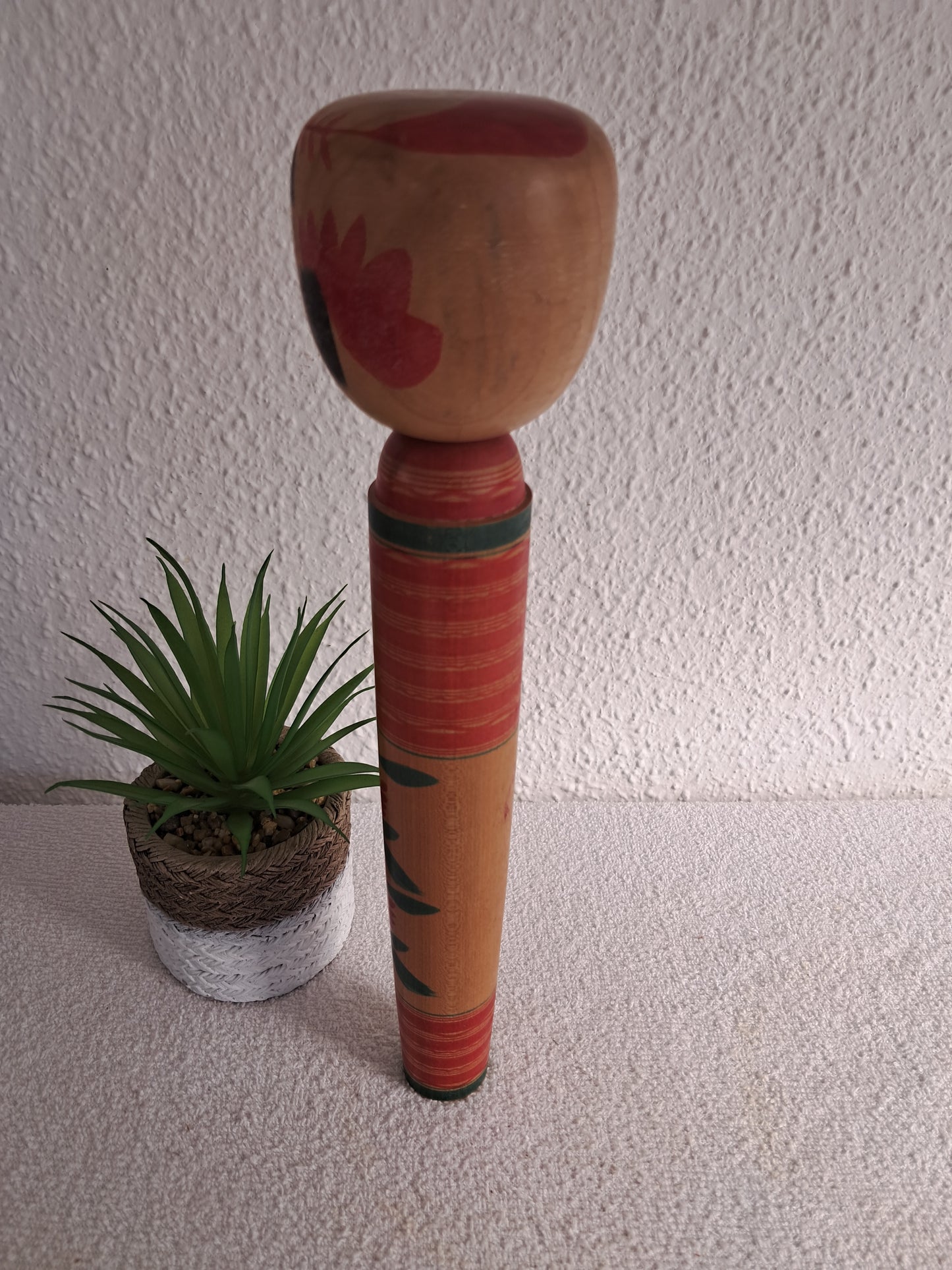 Vintage traditional Sakunami kokeshi made by