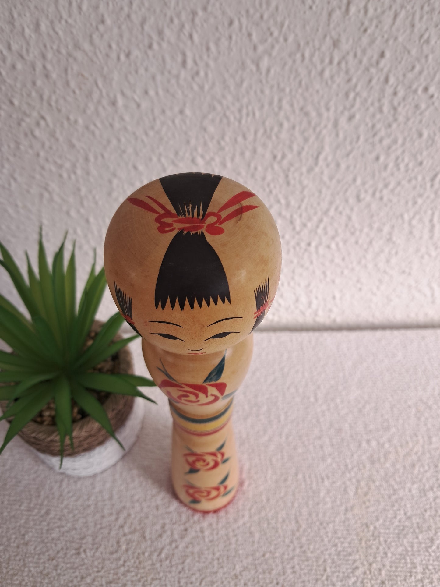 Vintage Traditional Nanbu kokeshi by Sasaki Kakuhei (1933-2007)