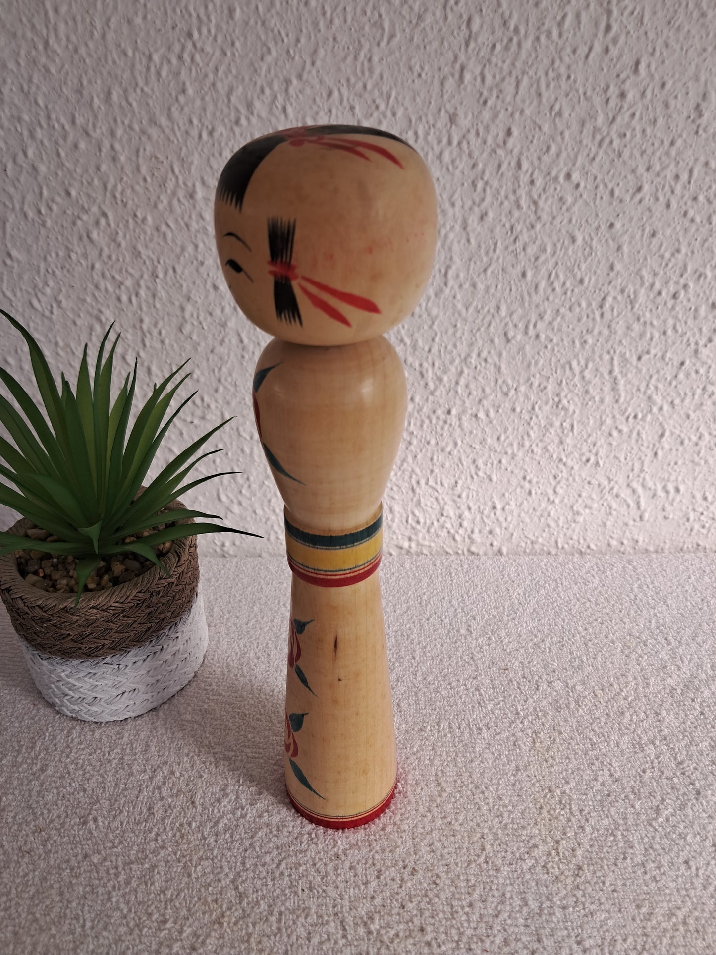 Vintage Traditional Nanbu kokeshi by Sasaki Kakuhei (1933-2007)