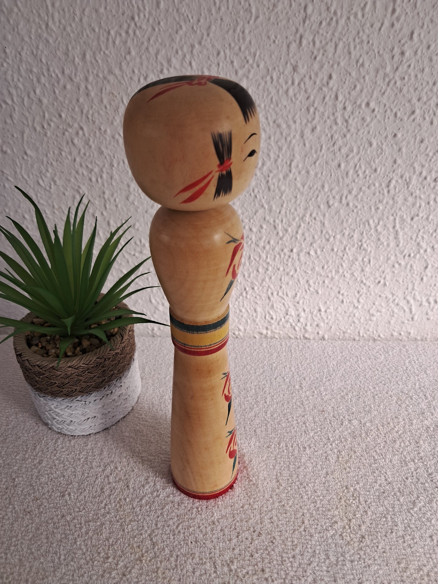 Vintage Traditional Nanbu kokeshi by Sasaki Kakuhei (1933-2007)