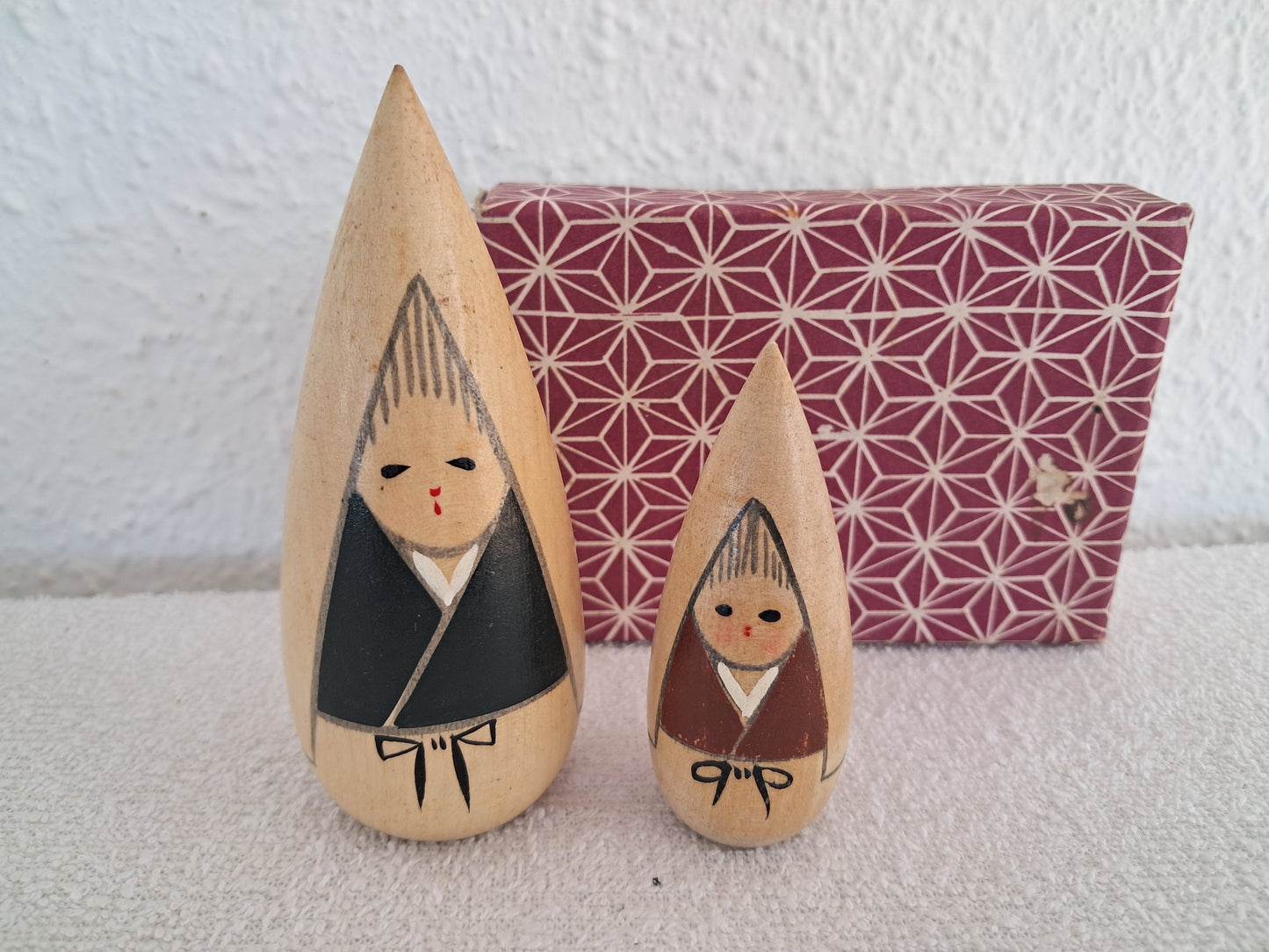 Vintage set Sosaku Kokeshi made by Shozan Shido (1932-1995)