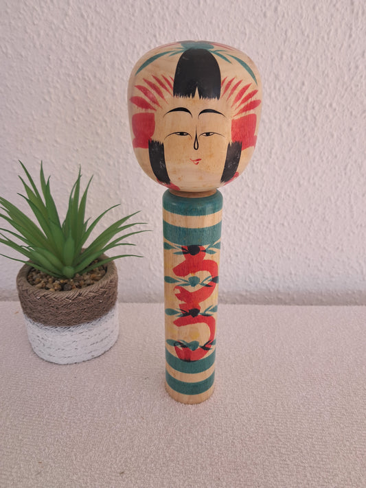 Vintage traditional Togatta kokeshi made by