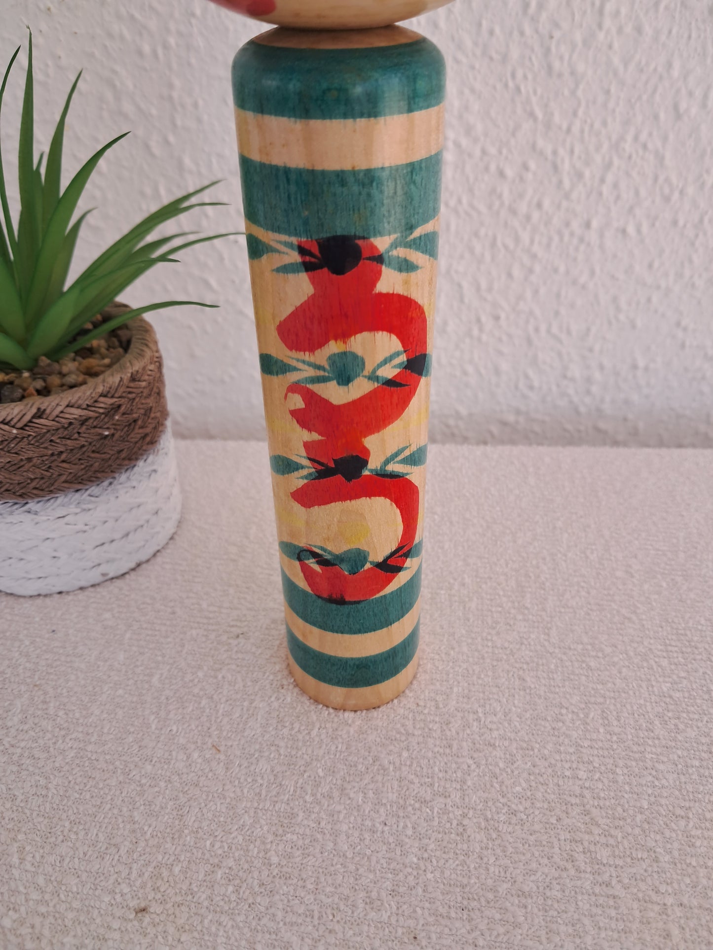 Vintage traditional Togatta kokeshi made by