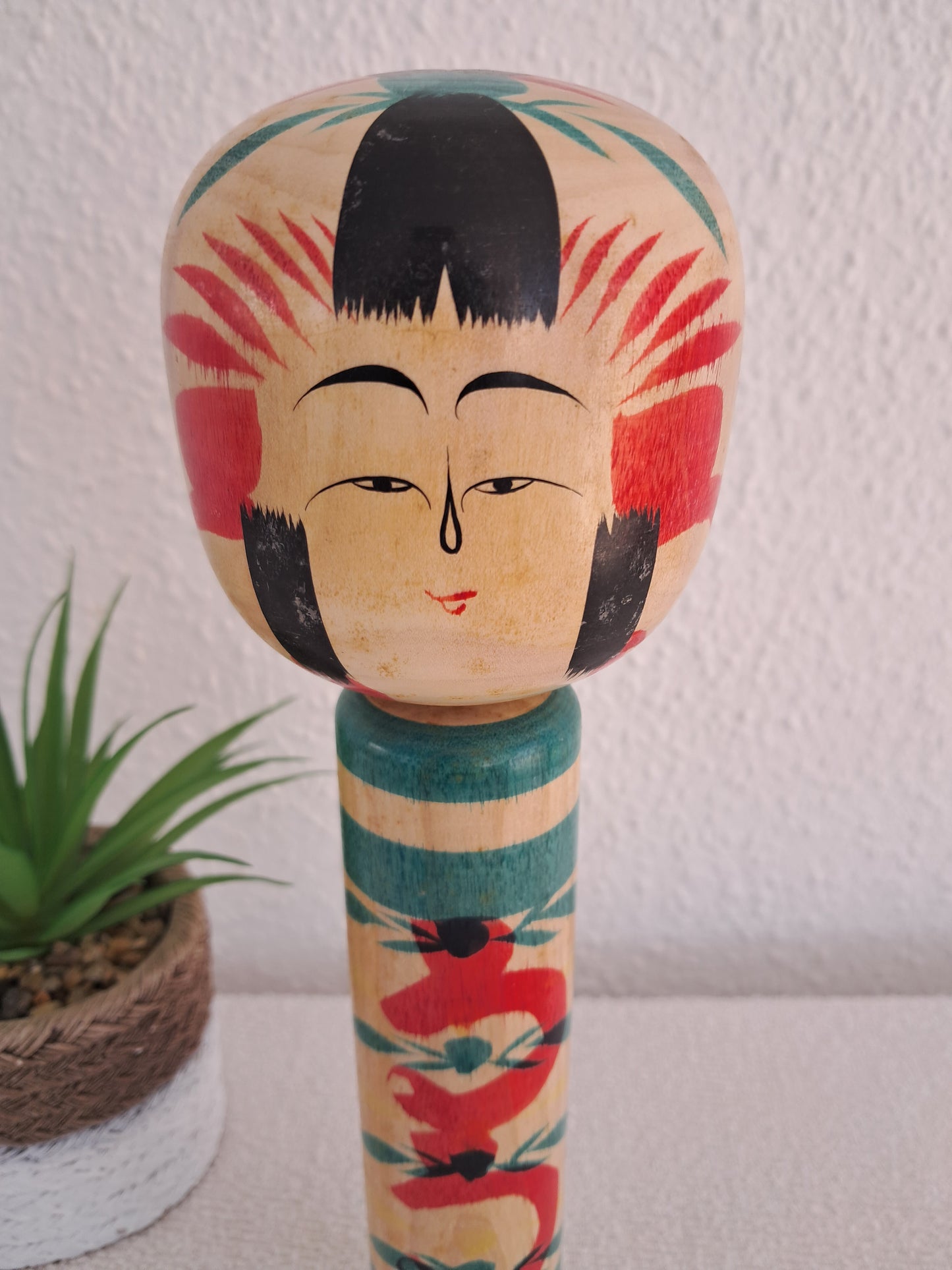 Vintage traditional Togatta kokeshi made by