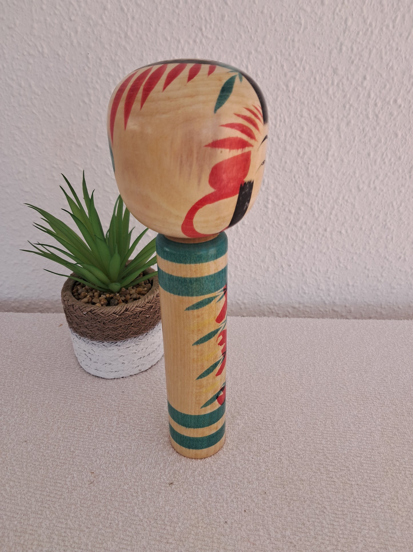 Vintage traditional Togatta kokeshi made by