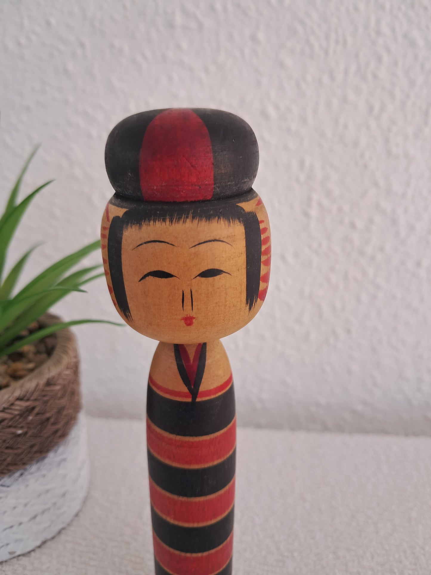 Vintage traditional Kokeshi made by Kaiya Kichiemon (1905-1985)