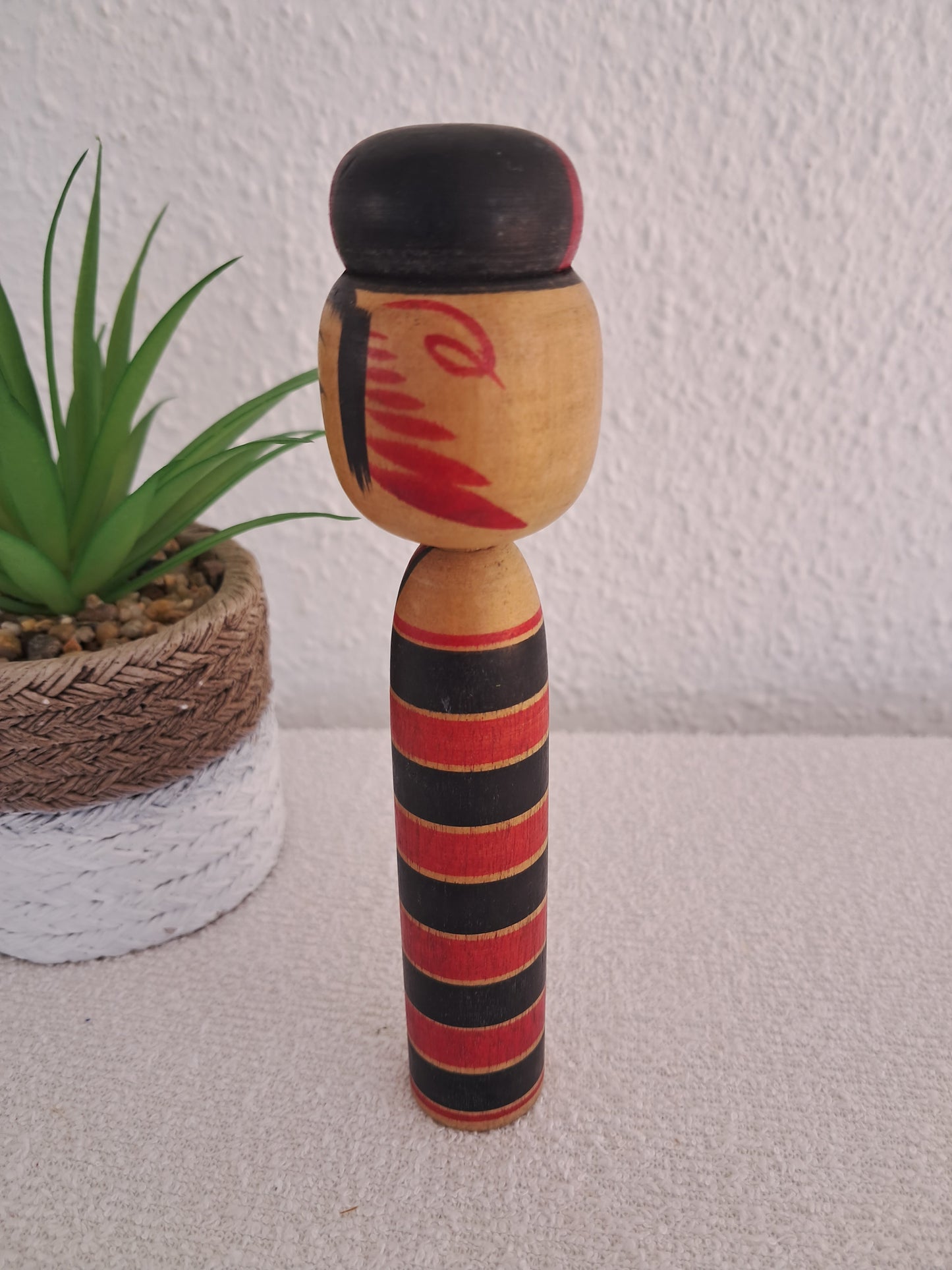 Vintage traditional Kokeshi made by Kaiya Kichiemon (1905-1985)