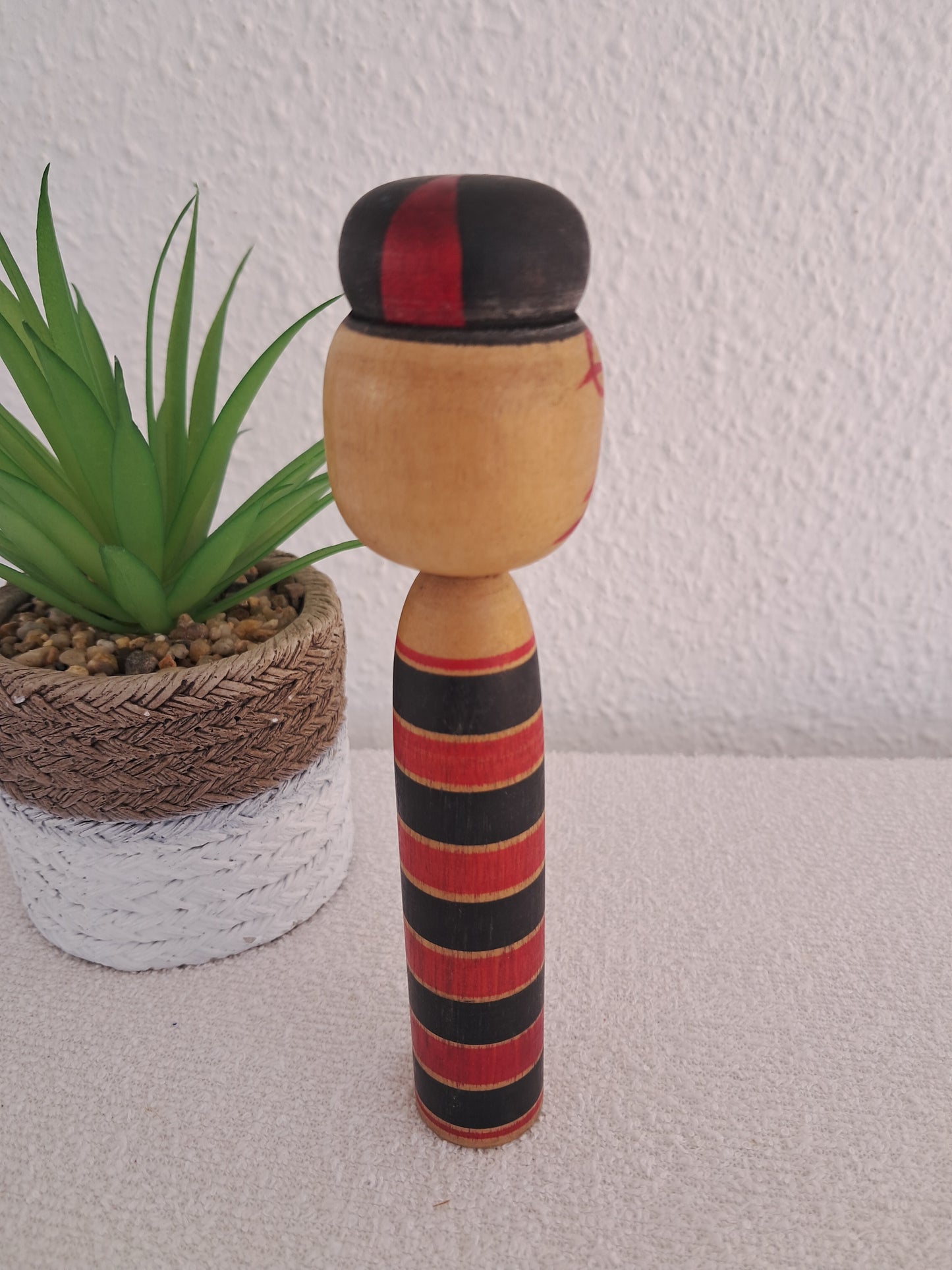 Vintage traditional Kokeshi made by Kaiya Kichiemon (1905-1985)