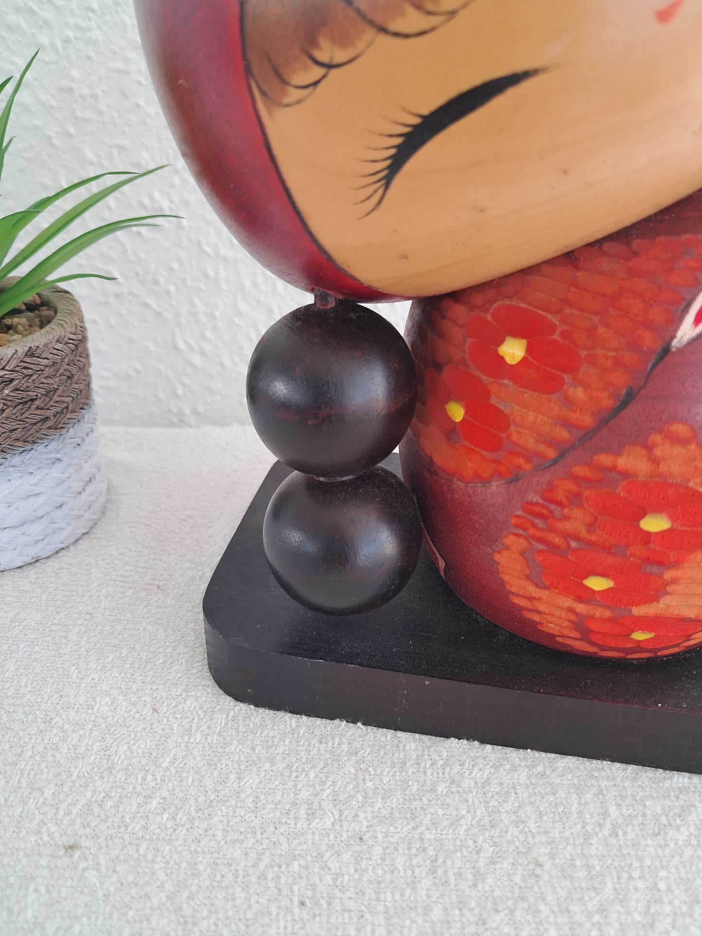 Big Chunky vintage kokeshi by Tamura Chie.