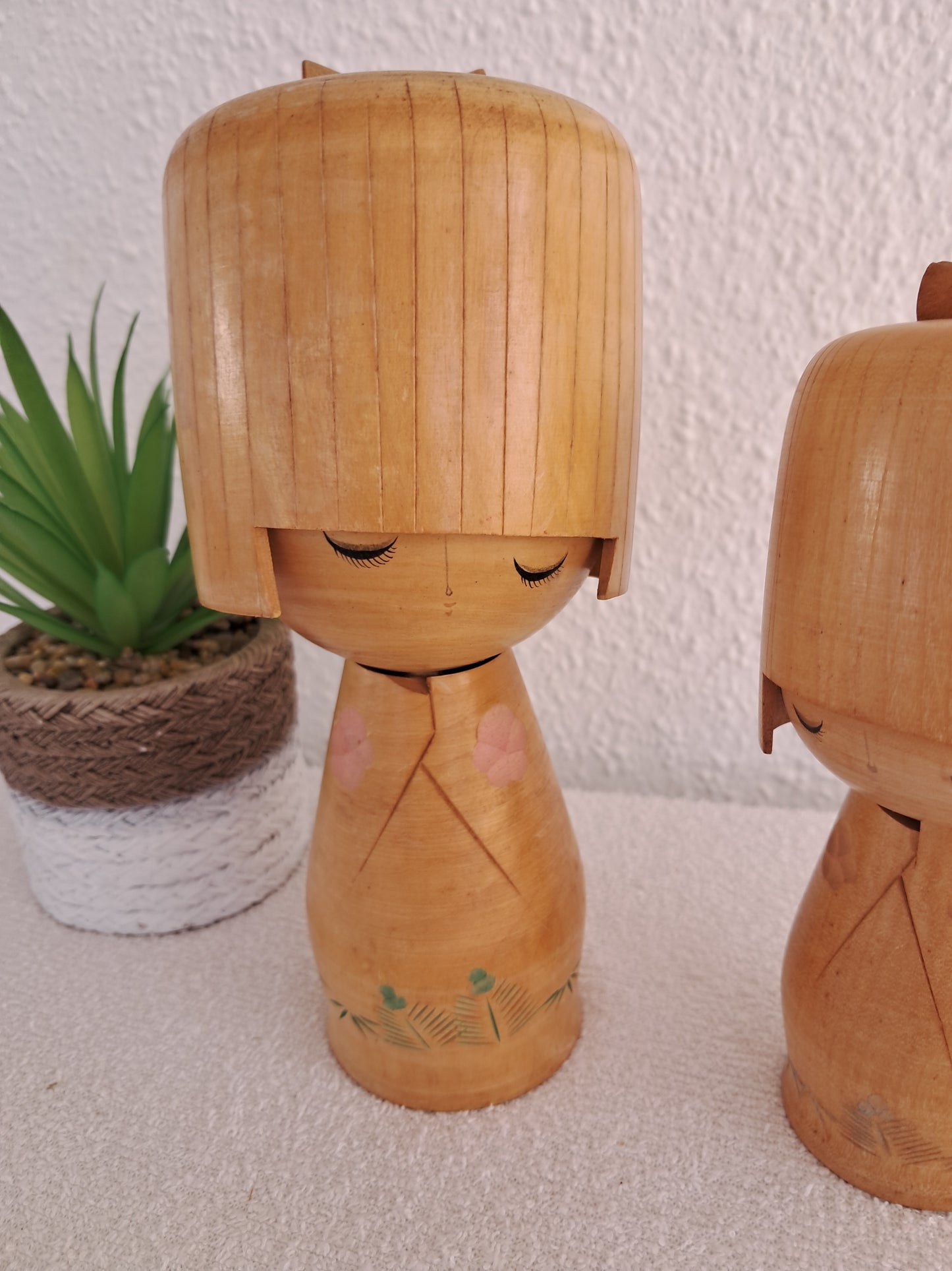 Vintage set Sosaku kokeshi by zumi Ueda