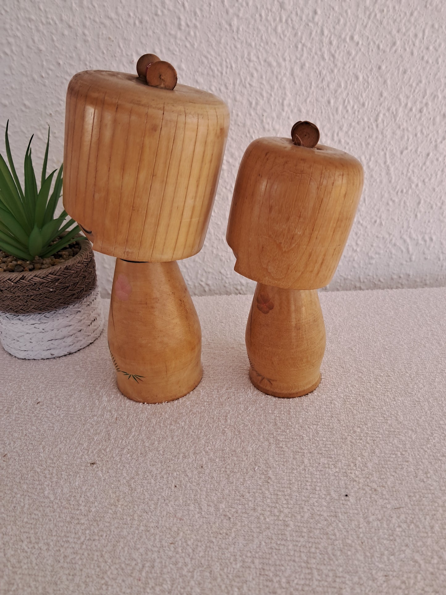 Vintage set Sosaku kokeshi by zumi Ueda