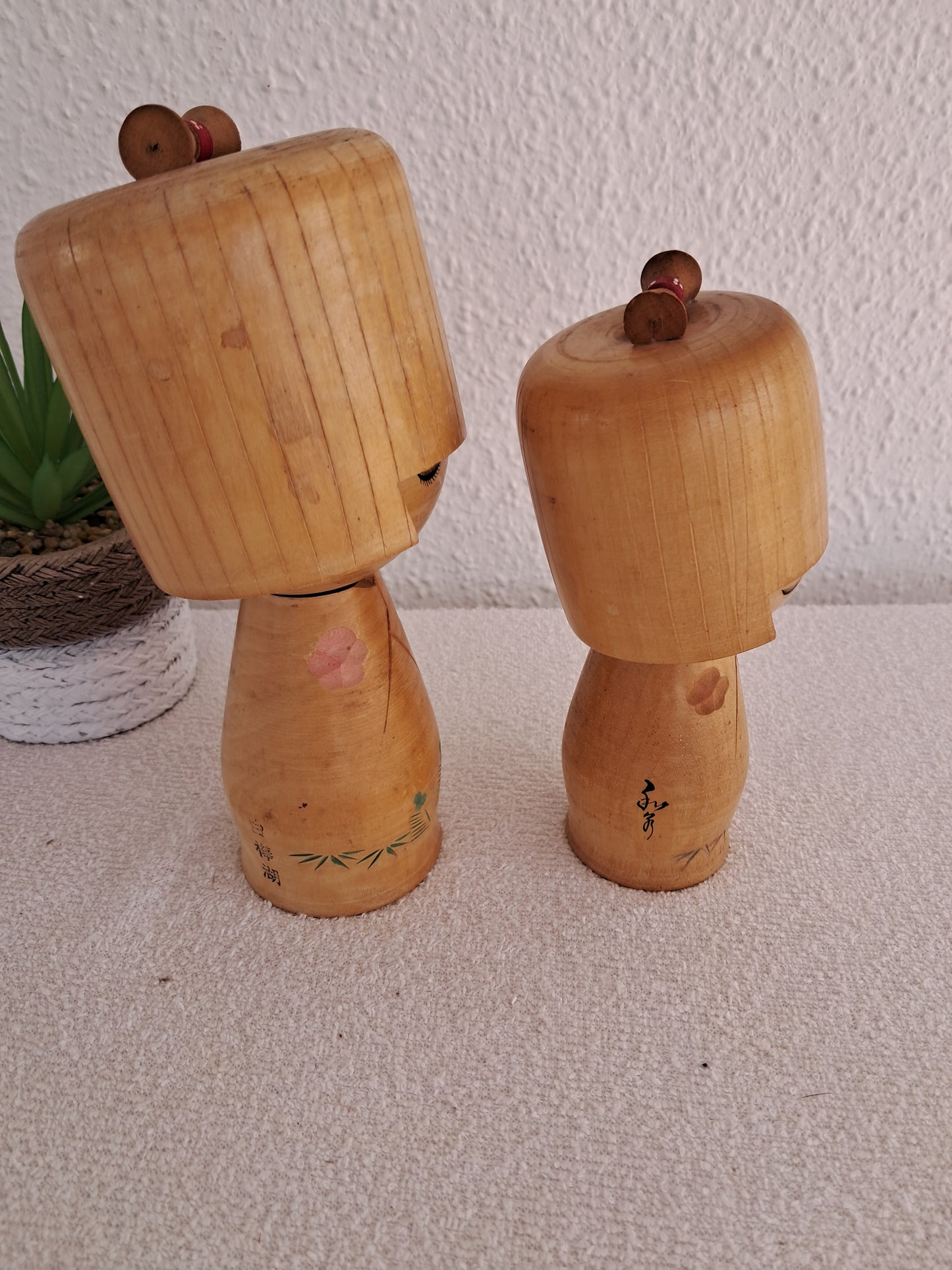 Vintage set Sosaku kokeshi by zumi Ueda