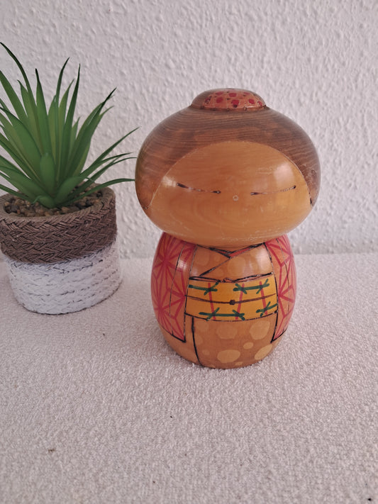 Vintage Sosaku Kokeshi by Toa Sekiguchi (1942-)