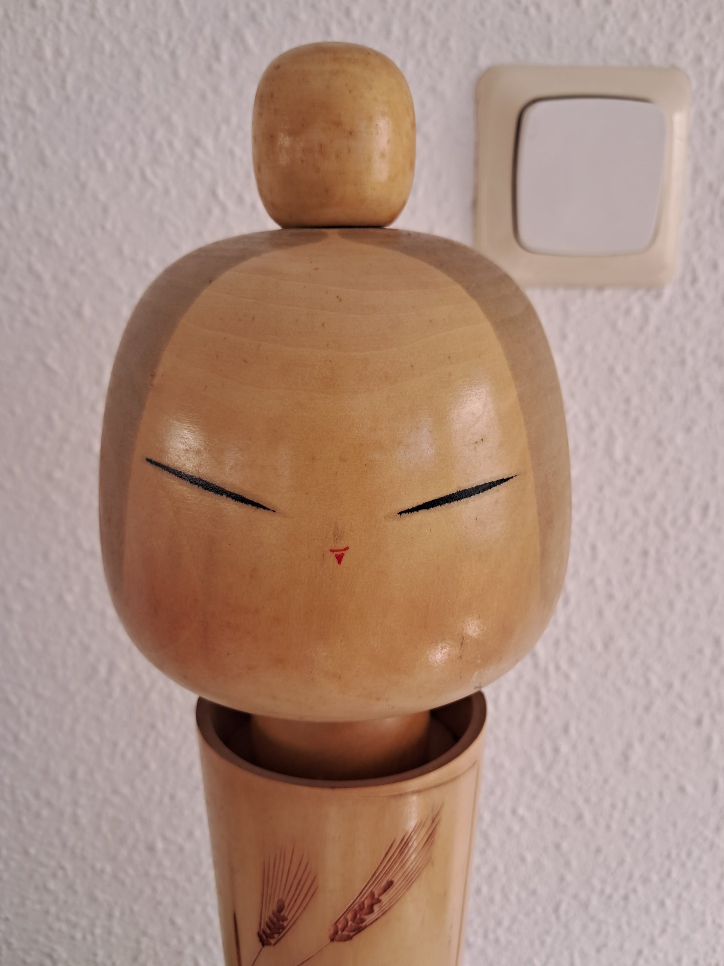 Vintage XL Sosaku kokeshi by Kishi Sadao (1932-1998) 