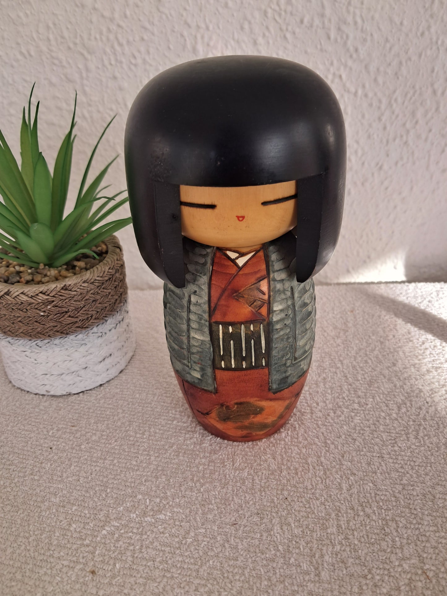 Vintage Gumma kokeshi by Kisaku