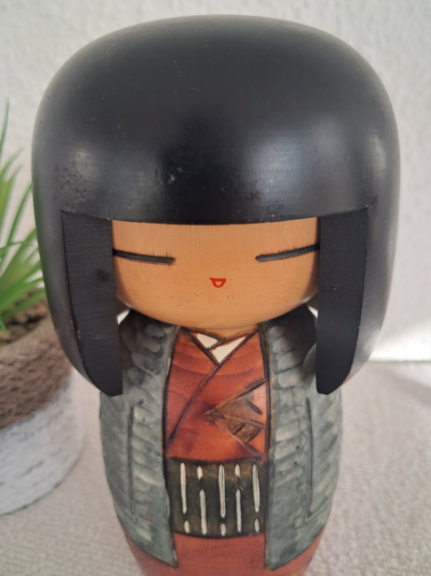 Vintage Gumma kokeshi by Kisaku