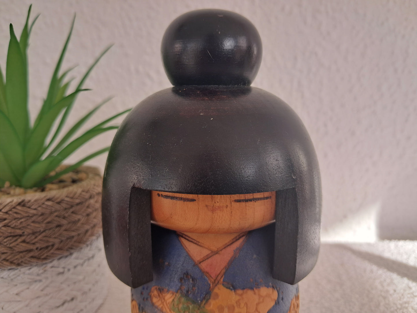 Vintage Gumma kokeshi made by Kazuo Takamizawa (1927-)