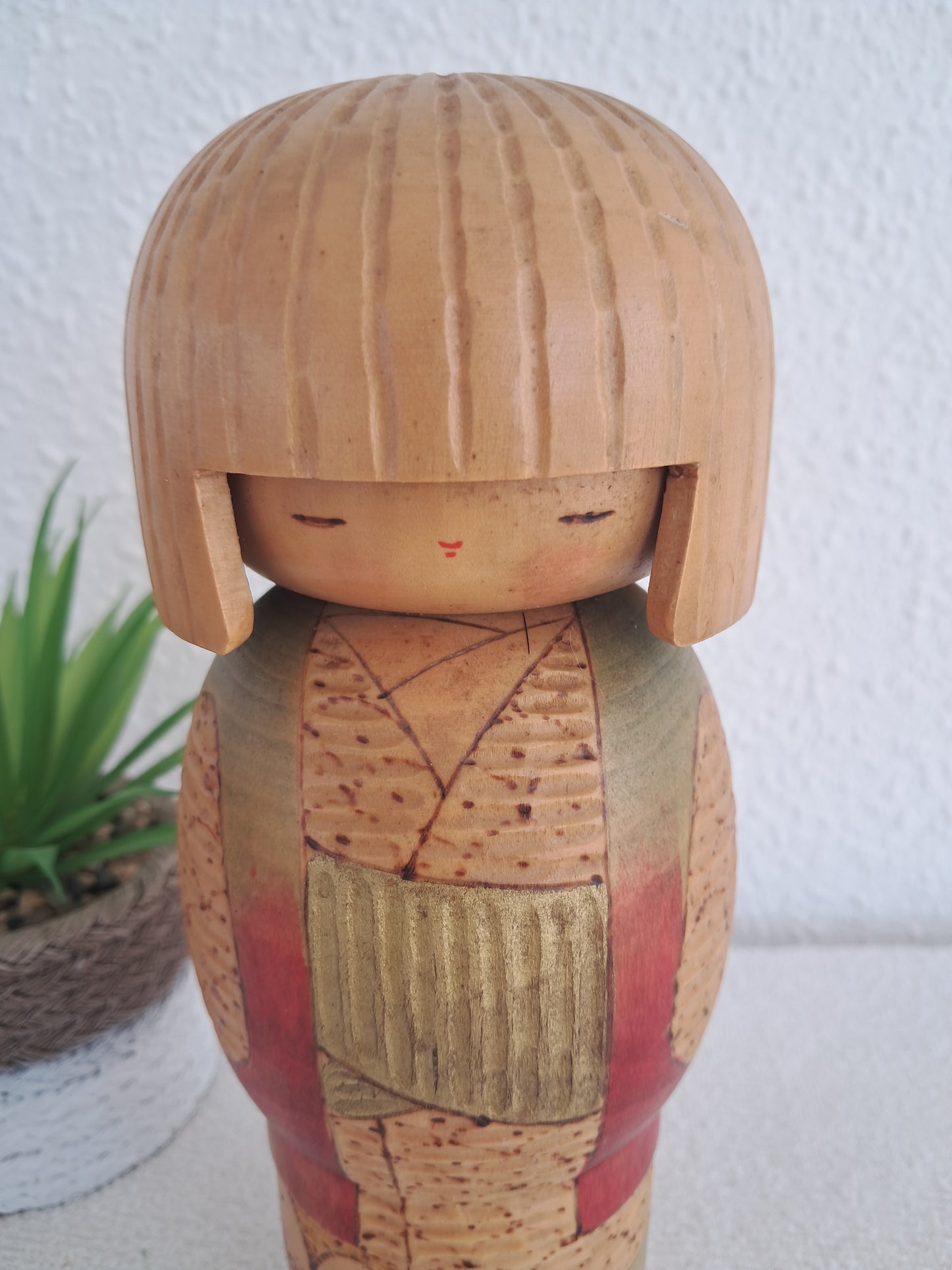 Exclusive Sosaku kokeshi by Akimitsu