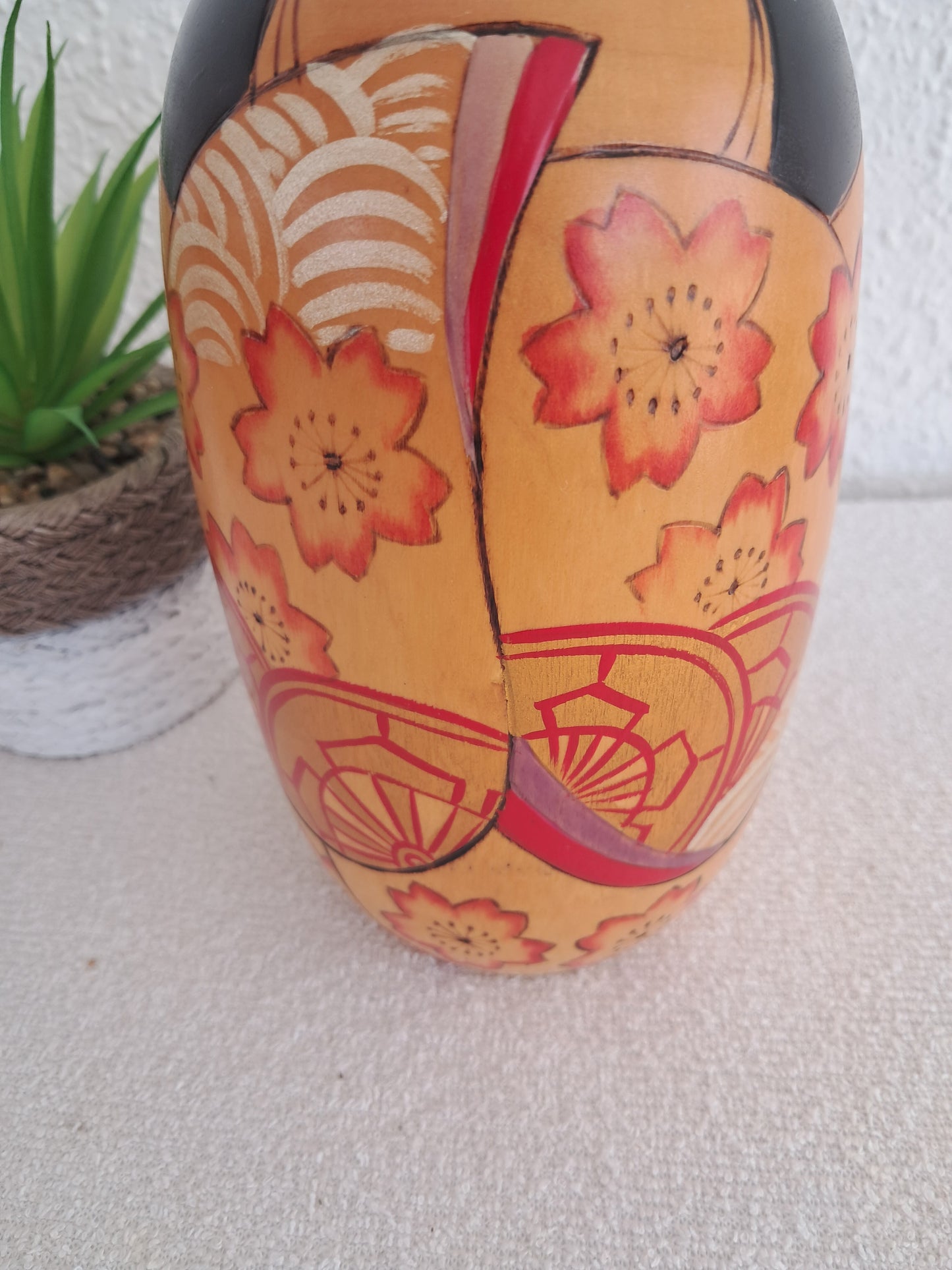 Vintage Sosaku Kokeshi by Miyashita Hajime (1940-)