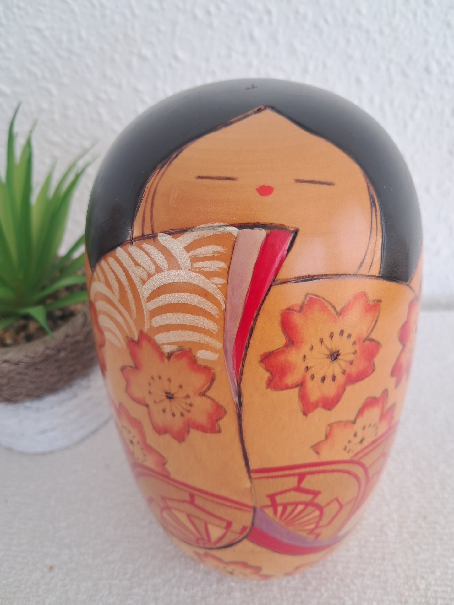 Vintage Sosaku Kokeshi by Miyashita Hajime (1940-)