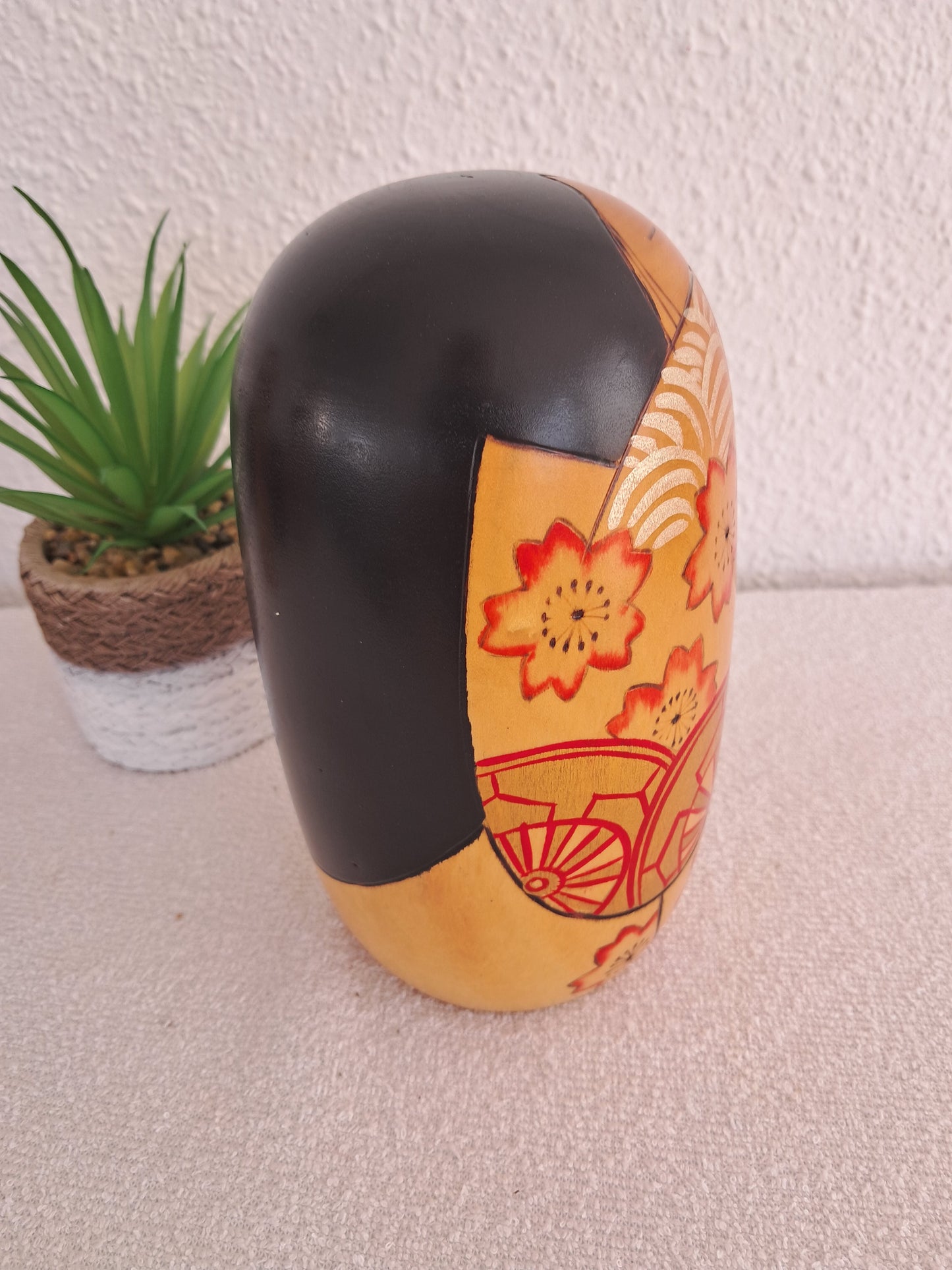 Vintage Sosaku Kokeshi by Miyashita Hajime (1940-)