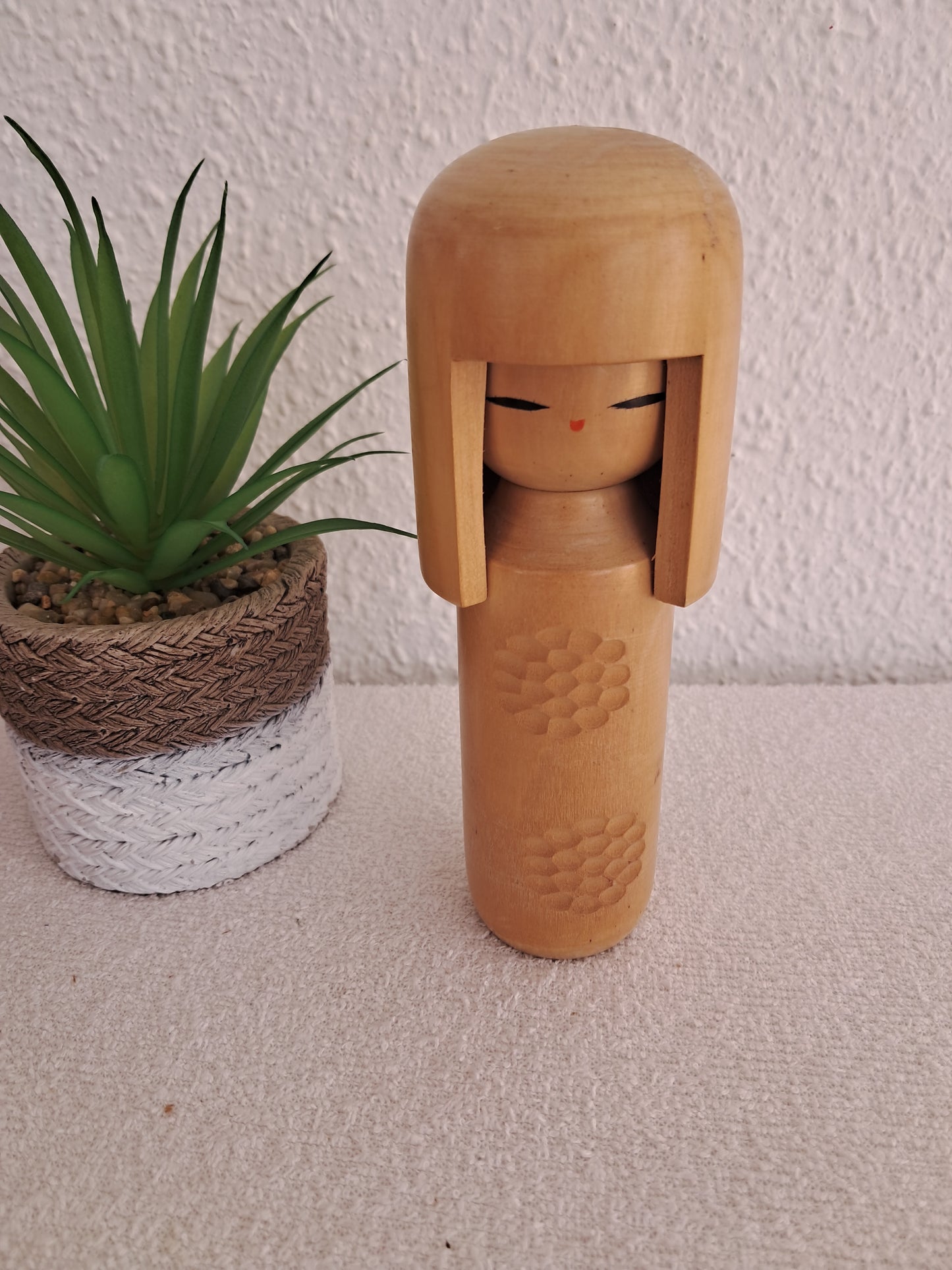 Rare Sosaku kokeshi by Aoki Ryoka