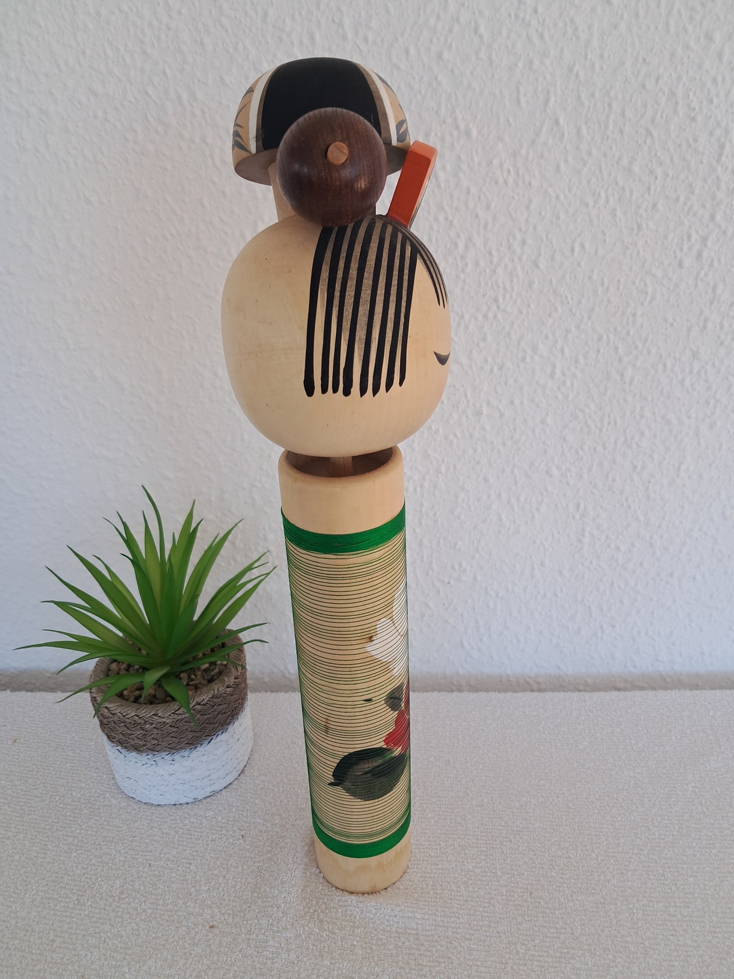 Large Sosaku Kokeshi made by Aida Harumine