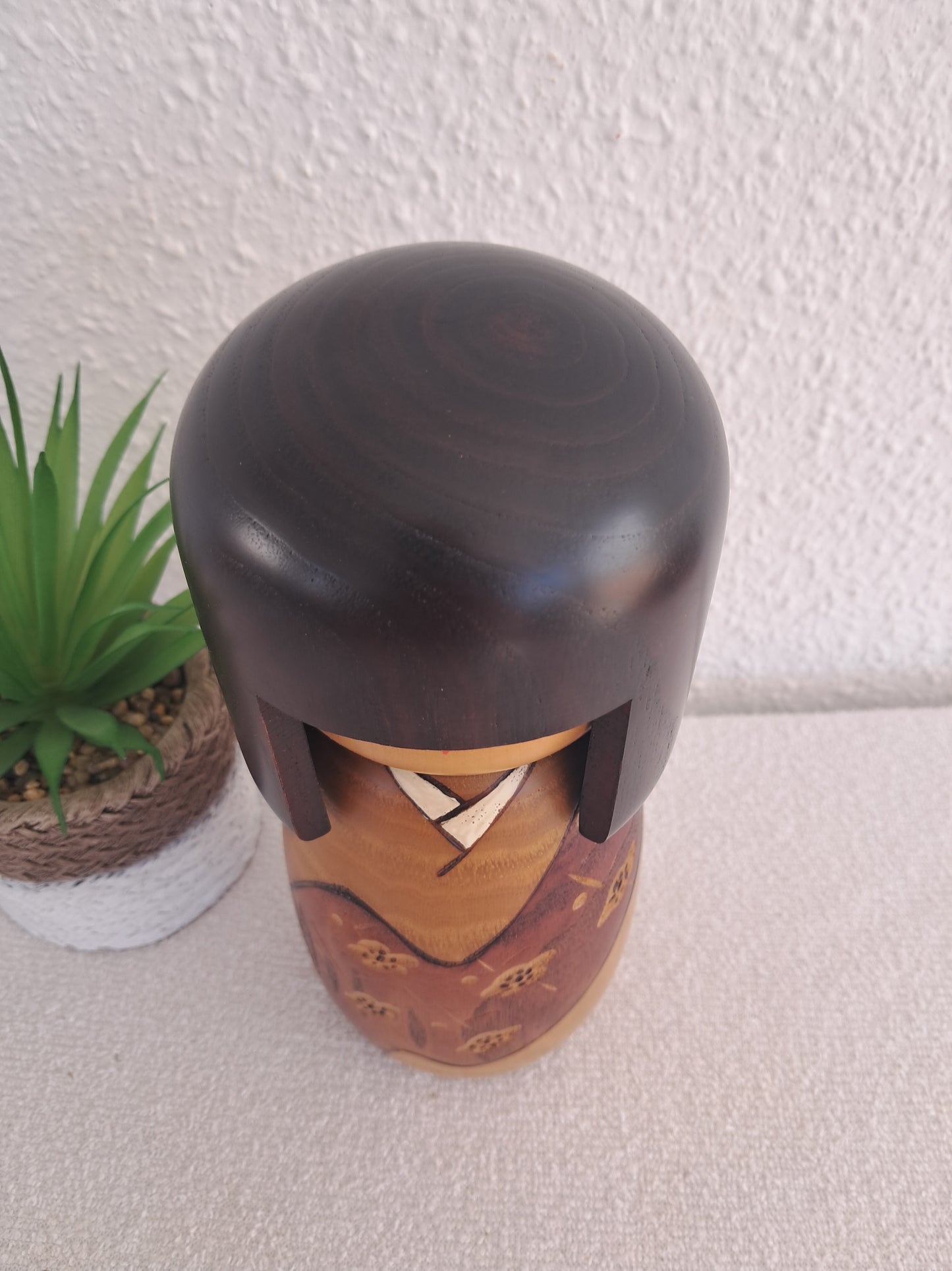 Vintage Gumma kokeshi by Usaburo