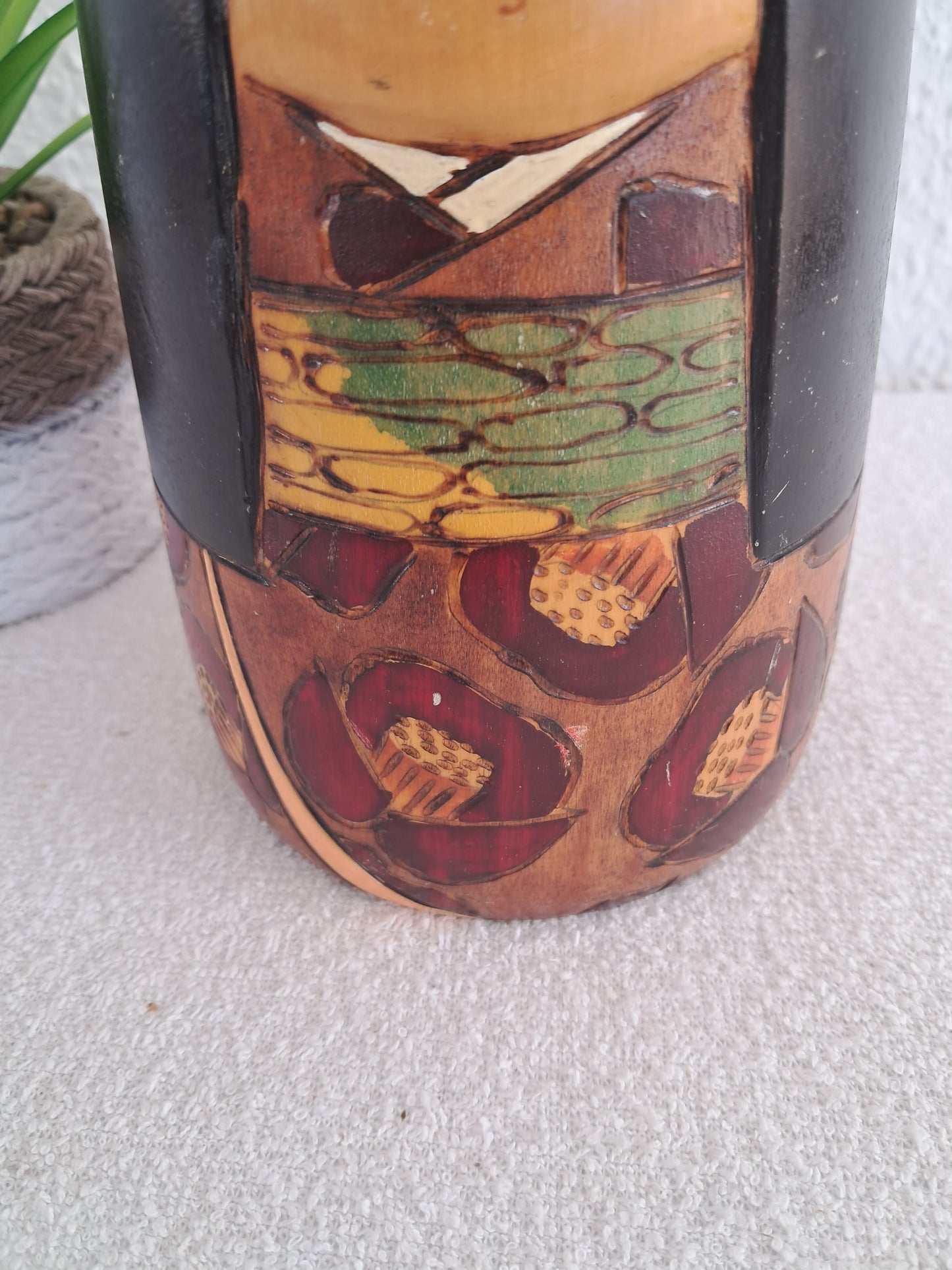 Exclusive Vintage Sosaku Kokeshi made by Yoshio Otani (1936-)