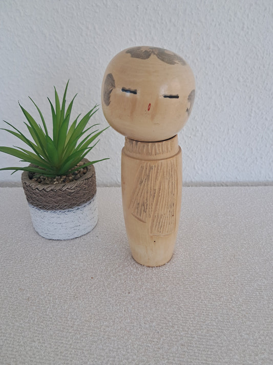 Vintage Creative Kokeshi By Miyajima Muhitsu (1929-)