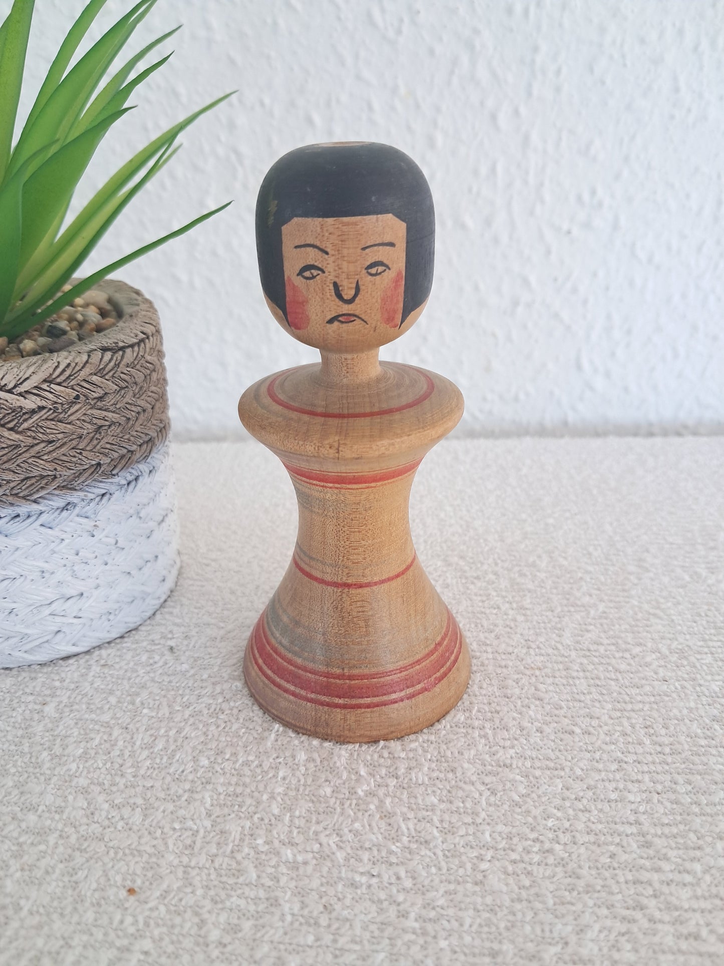 Vintage rare Tsugaru kokeshi by Sato Zenni（1925～1985）